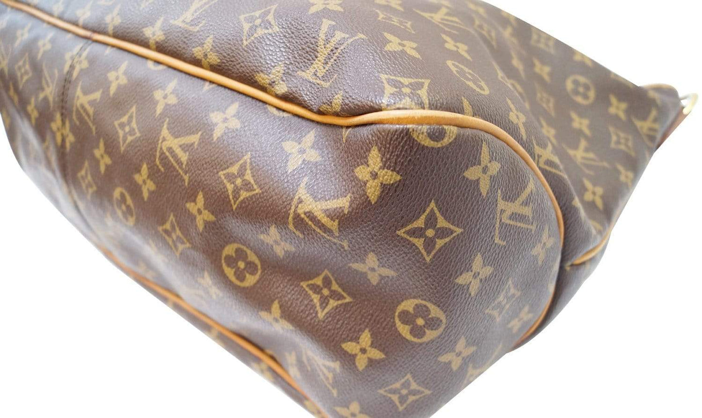 LOUIS VUITTON Delightful GM Monogram Canvas  Shoulder Bag Brown
