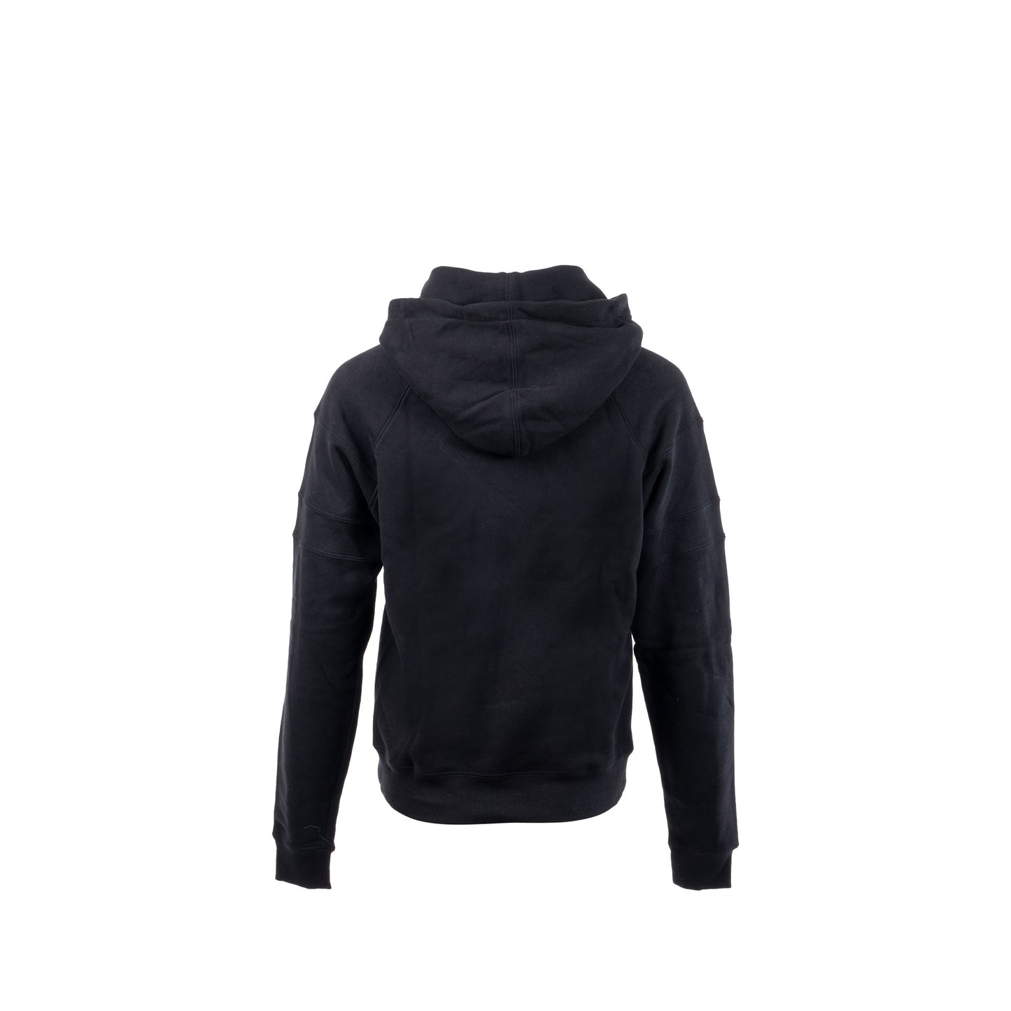Saint laurent size letter hoodie cotton black