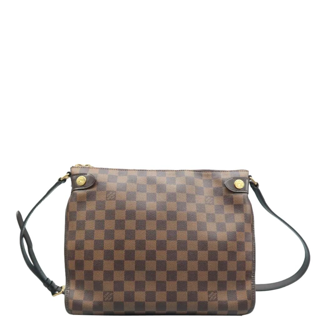 LOUIS VUITTON Duomo Damier Ebene Crossbody Bag Brown