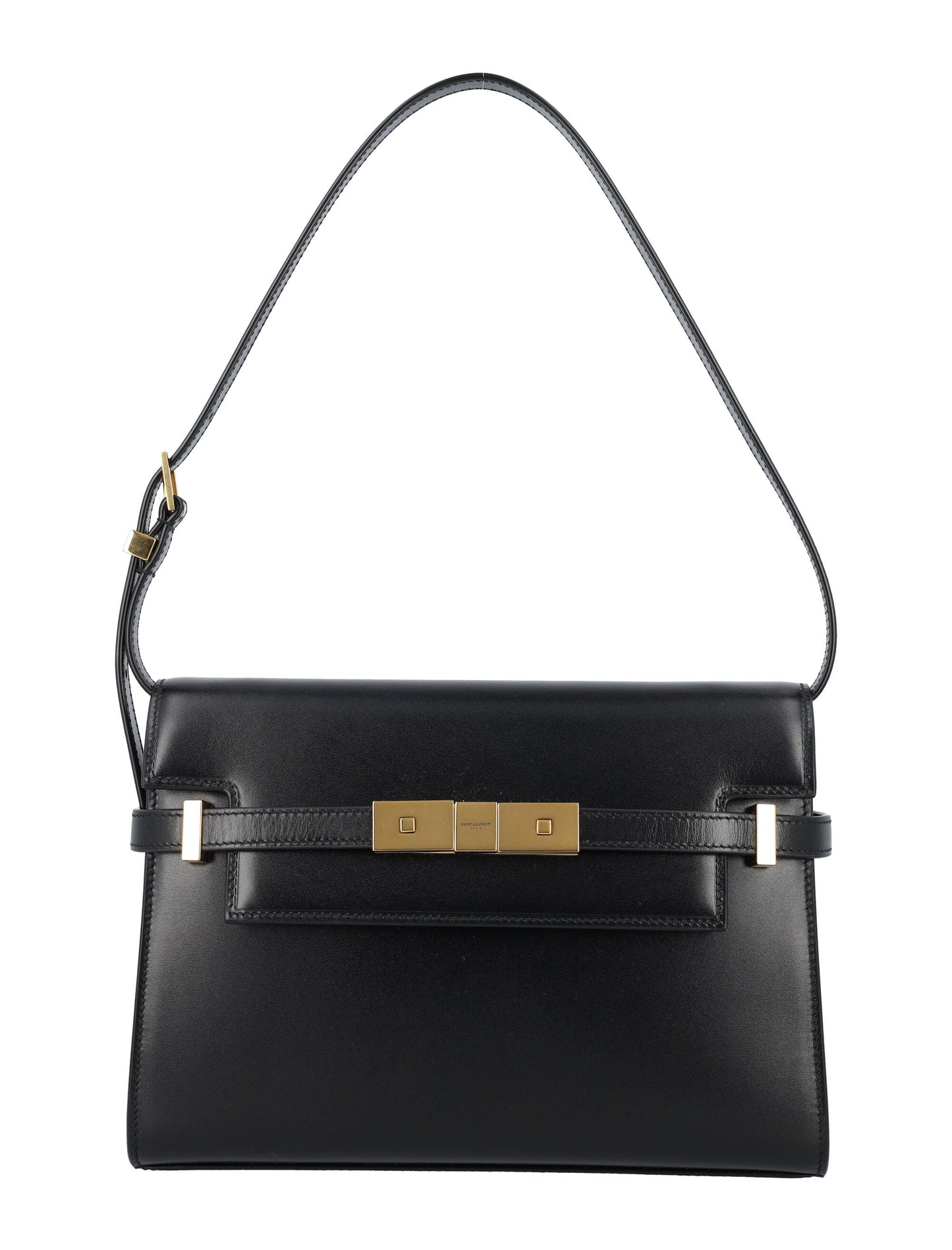 Luxury Saint Laurent Trending 2025 Women's Manhattan Small In Box Shoulder Bag in Black | 24A6756260SX0W Color 1000