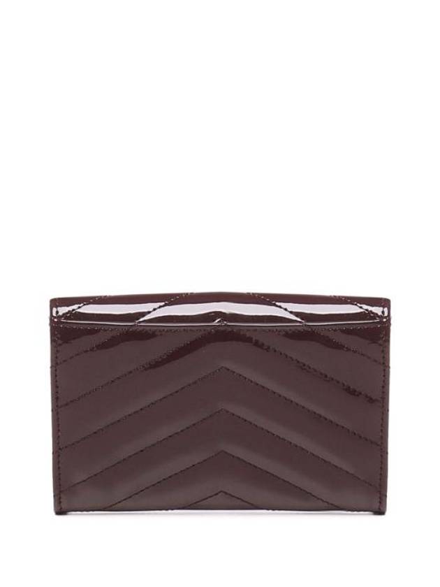 Luxury Saint Laurent Trending 2025 Cassandra Matelasse Half Wallet Red