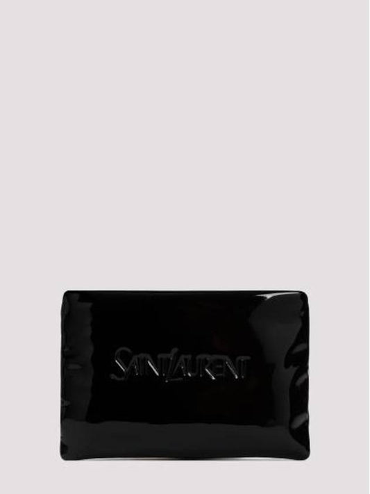 Luxury Saint Laurent Trending 2025 Clutch Pouch 779526 FAC2Z 1000 NERO