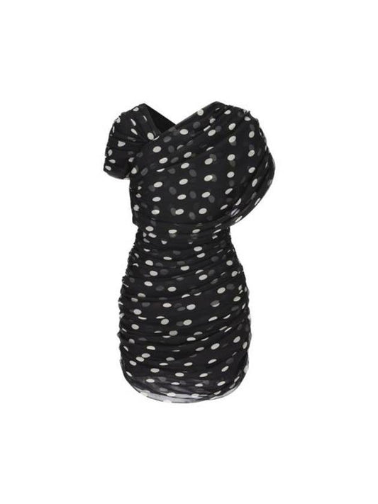 Luxury Saint Laurent Trending 2025 Midi One Piece 776449Y5I781095 P24 NOIR CRAIE