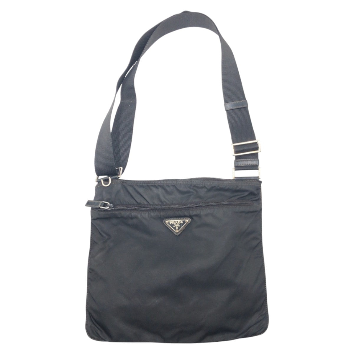 PRADA Shoulder Bag Nylon Black black Shoulder Bag Sacoche Unisex Test Triangular logo mens