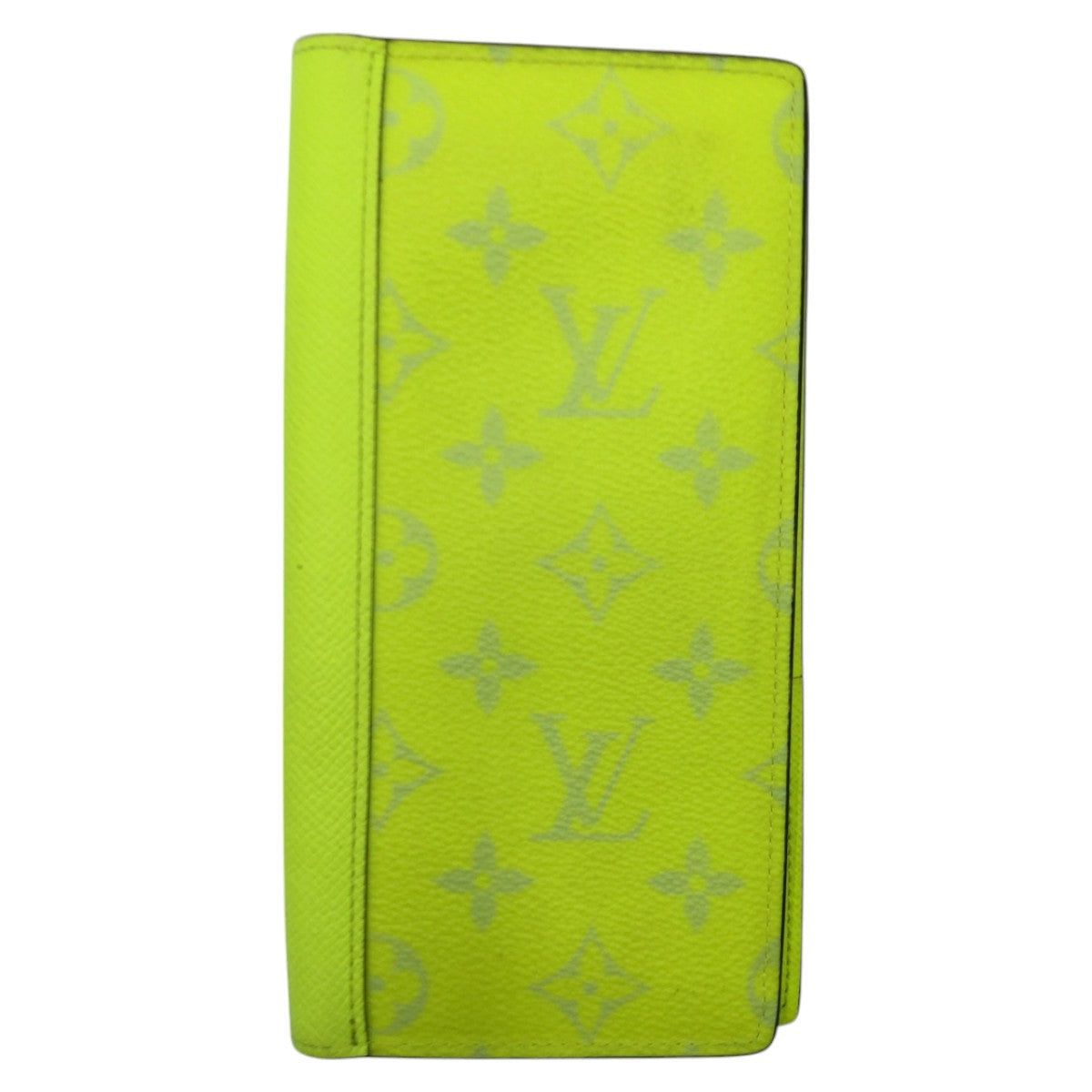 LOUIS VUITTON Long Wallet Purse M30947 PVC yellow Taigalama Portefeuille Brother NM