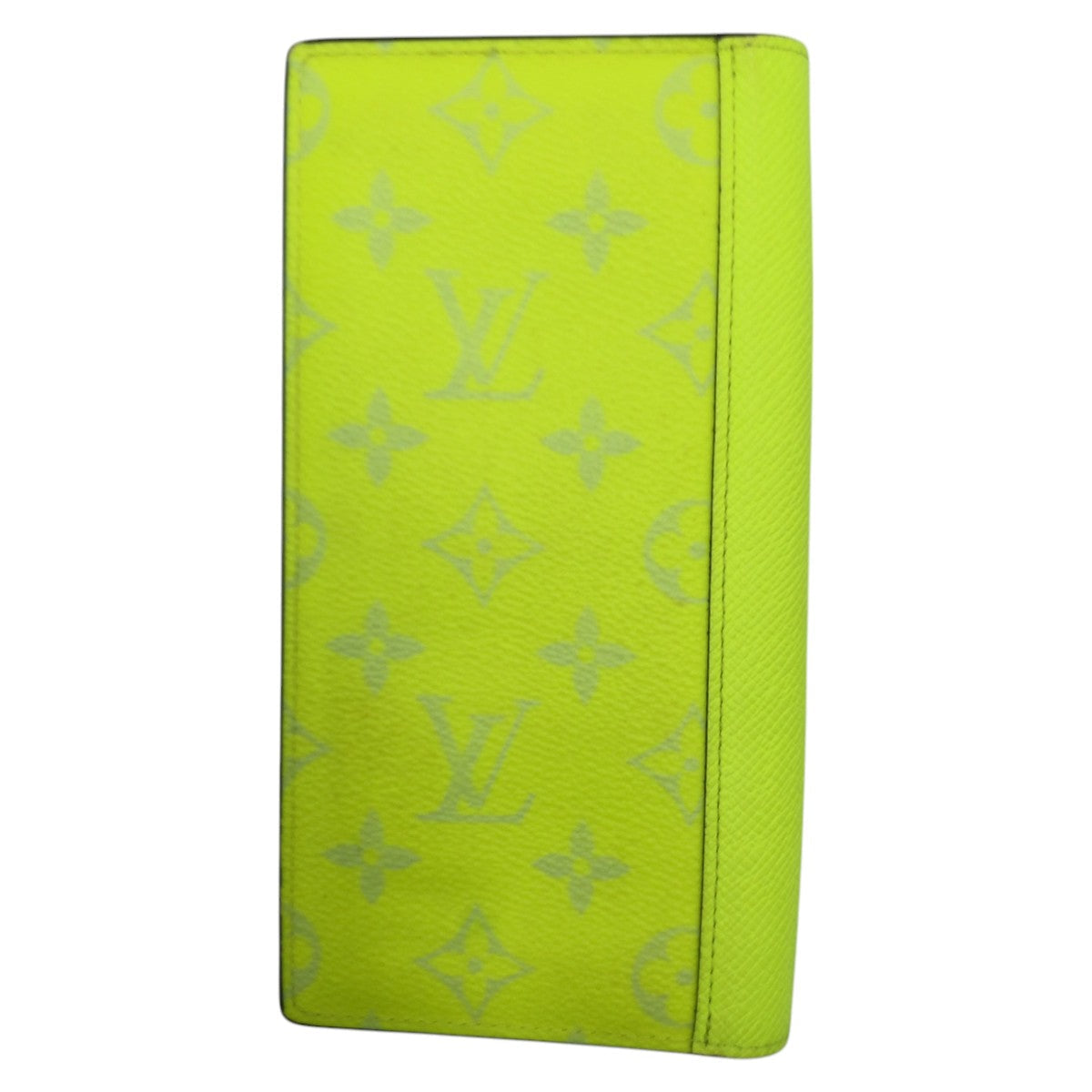 LOUIS VUITTON Long Wallet Purse M30947 PVC yellow Taigalama Portefeuille Brother NM