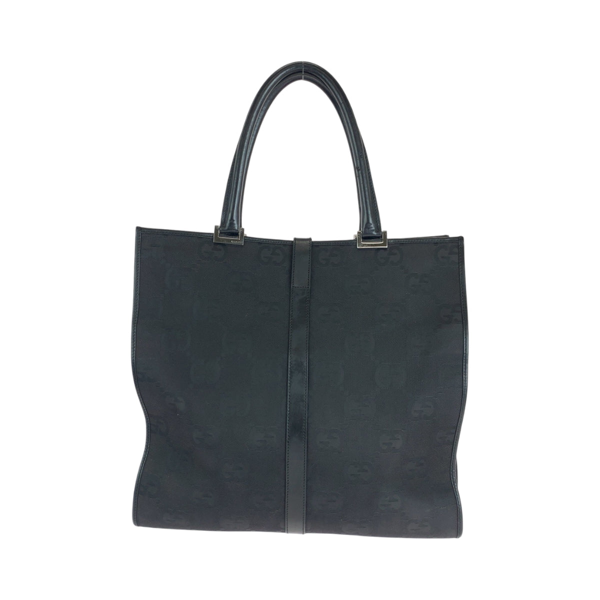 GUCCI Tote Bag 002 1064 GG canvas black Jackie
