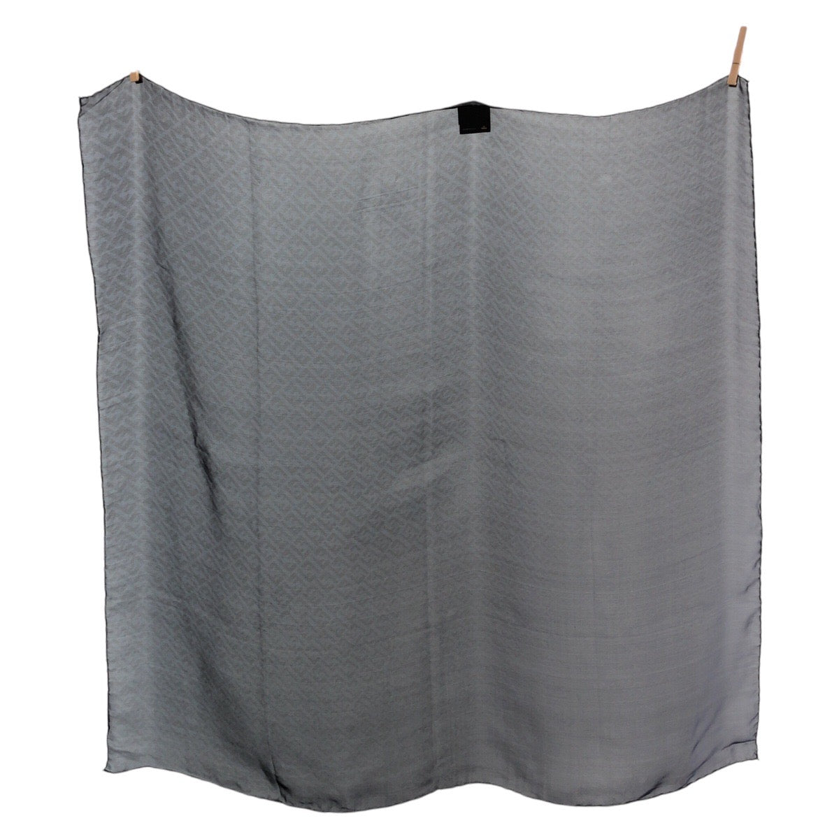 FENDI scarf silk gray Scarf Large Scarf Zucca Women