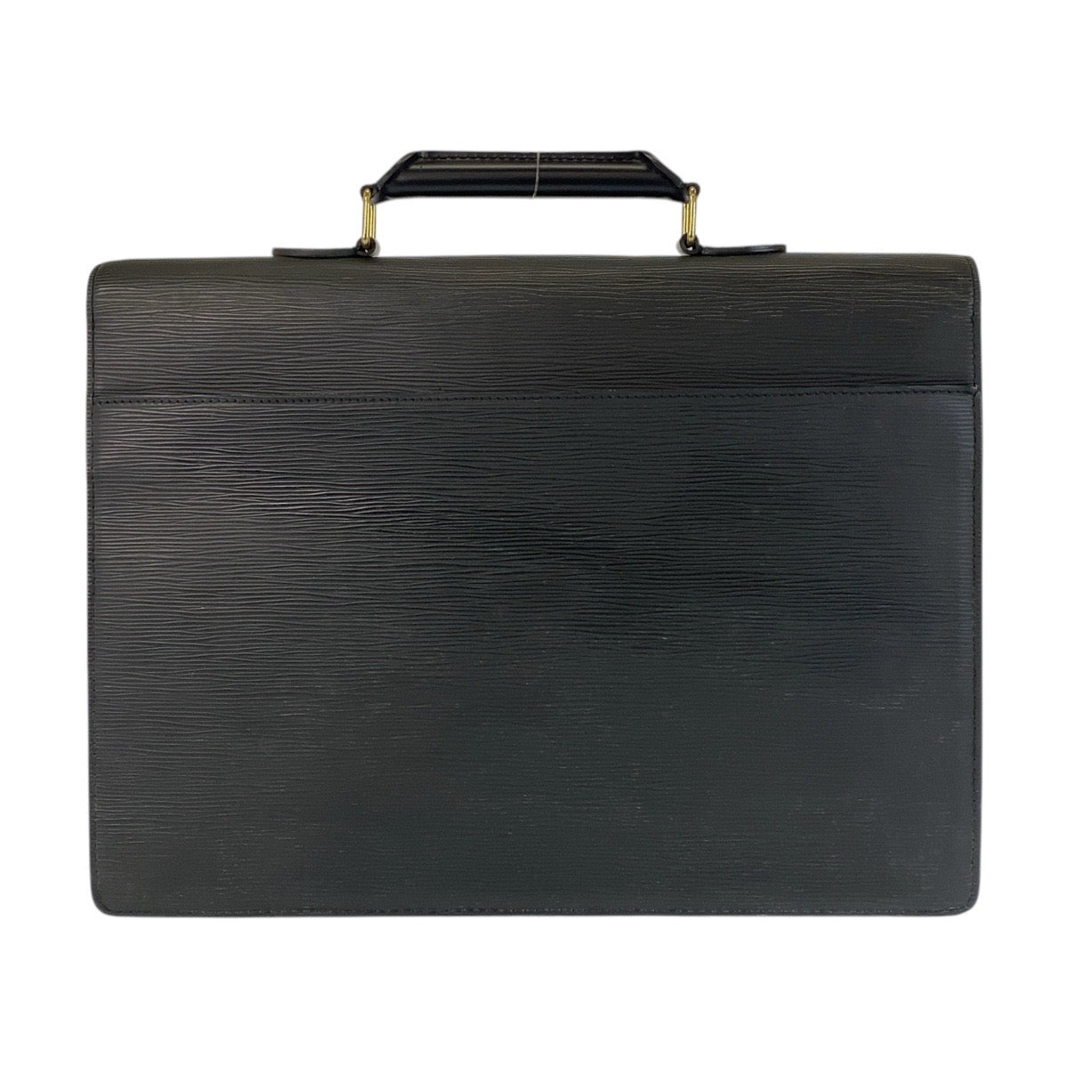 LOUIS VUITTON Business bag M54422 leather Black GoldMetal Epi Serviet Conseiller
