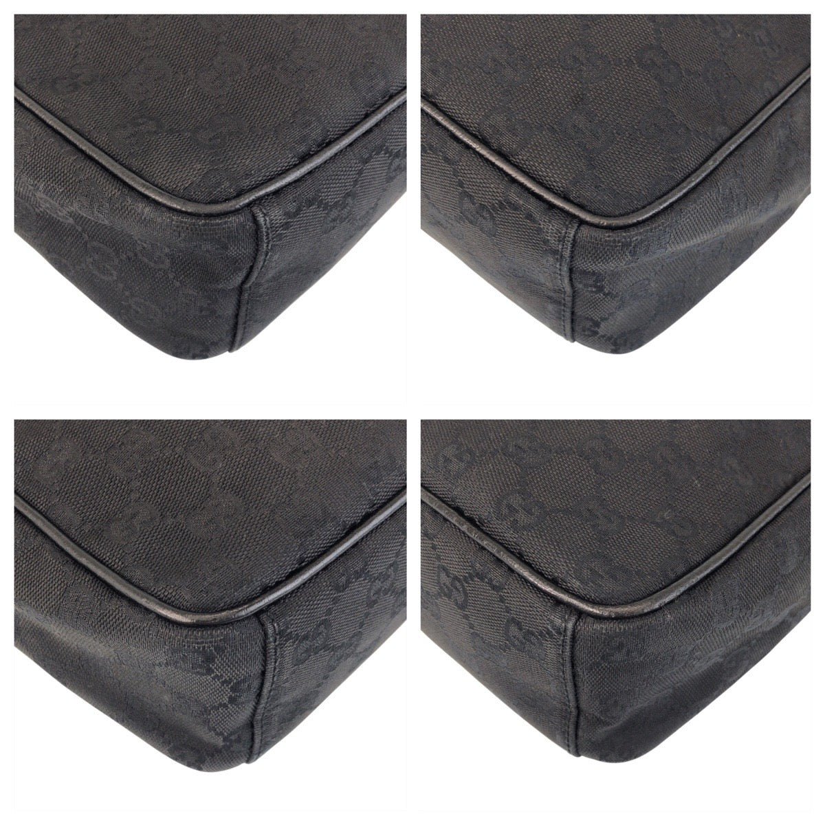 GUCCI Shoulder Bag 122759 GG canvas Black black Shoulder Bag Pochette Women(Unisex)