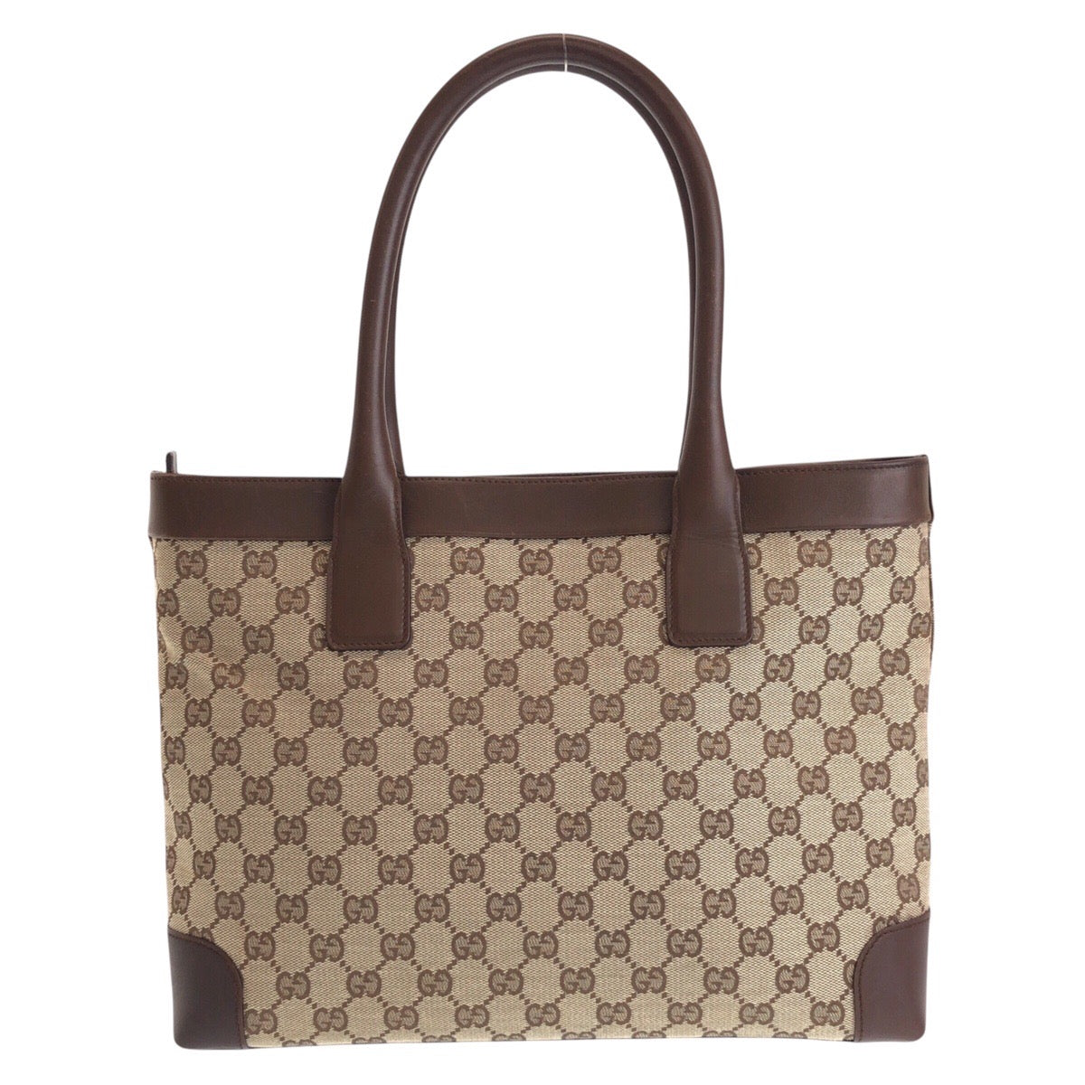 GUCCI Tote Bag 33890 GG canvas, leather Brown beige Tote Bag Shoulder Bag Women