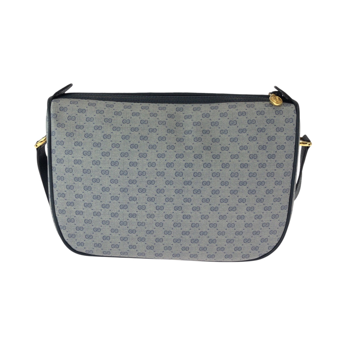 GUCCI Shoulder Bag 89 02 077 GG Supreme Canvas gray Old Gucci