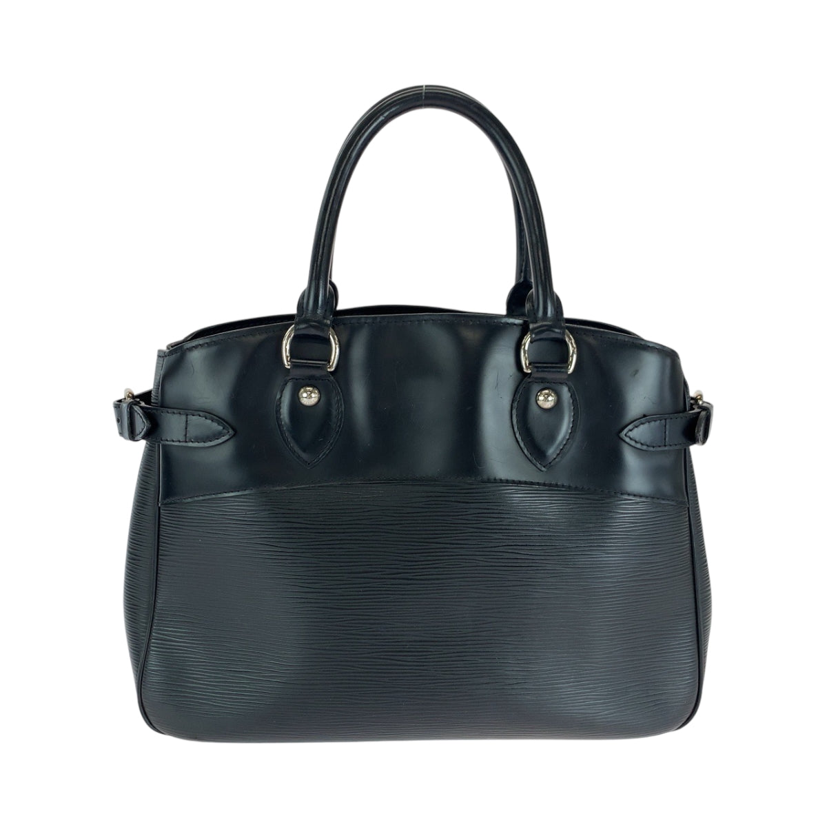 LOUIS VUITTON Handbag M59262 Epi Leather Black SilverMetal Epi Passy PM