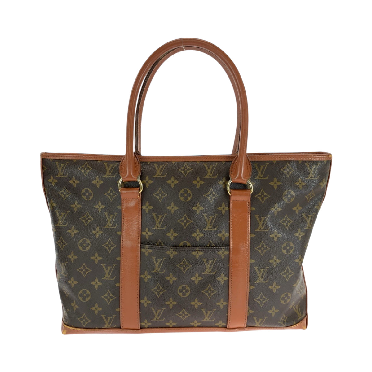 LOUIS VUITTON Tote Bag M42425 PVC Brown Gold Metal Tote Bag Shoulder Bag Monogram Weekend PM Women(Unisex)