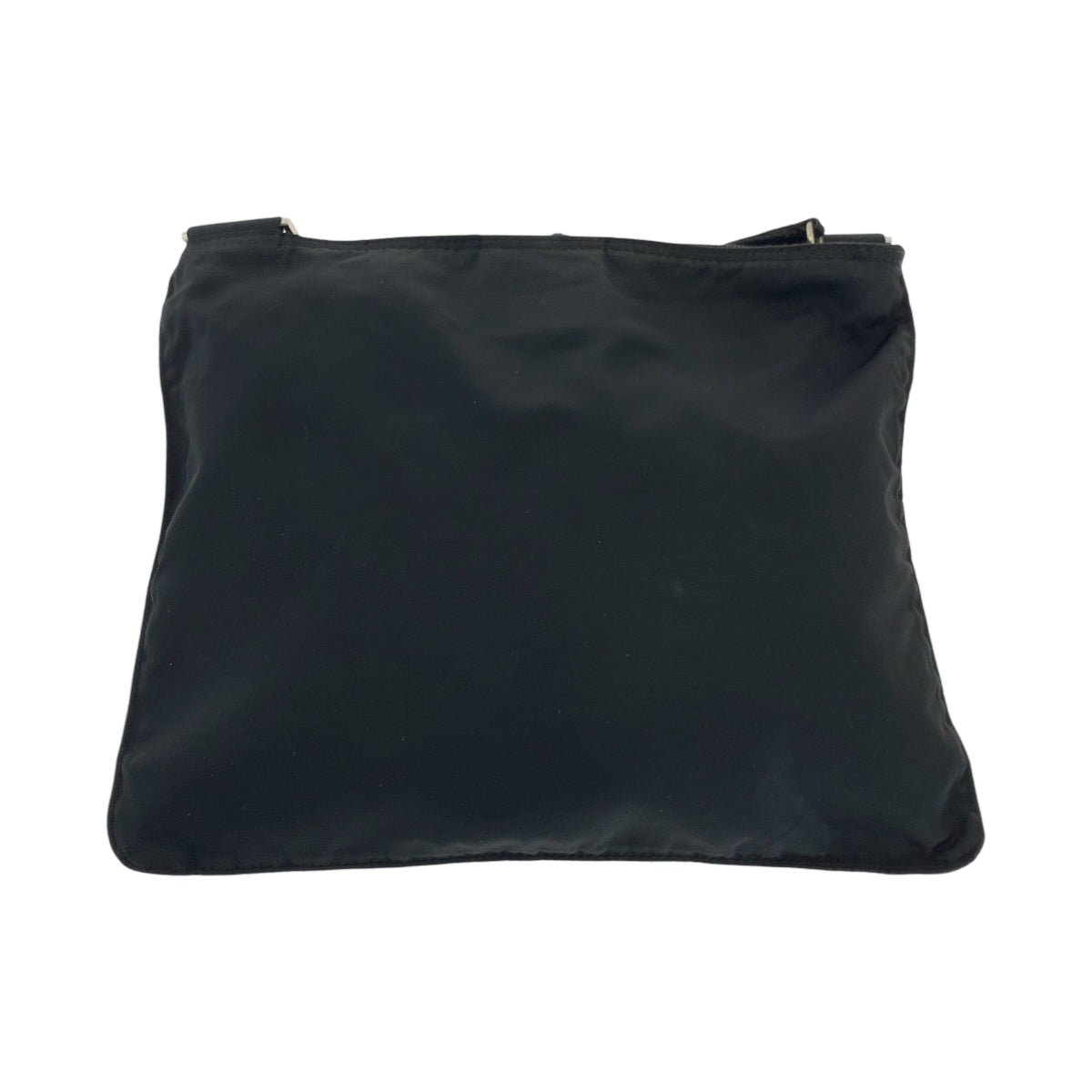 PRADA Shoulder Bag Nylon Black SilverMetal Shoulder Bag Sacoche Test Triangle With logo mens