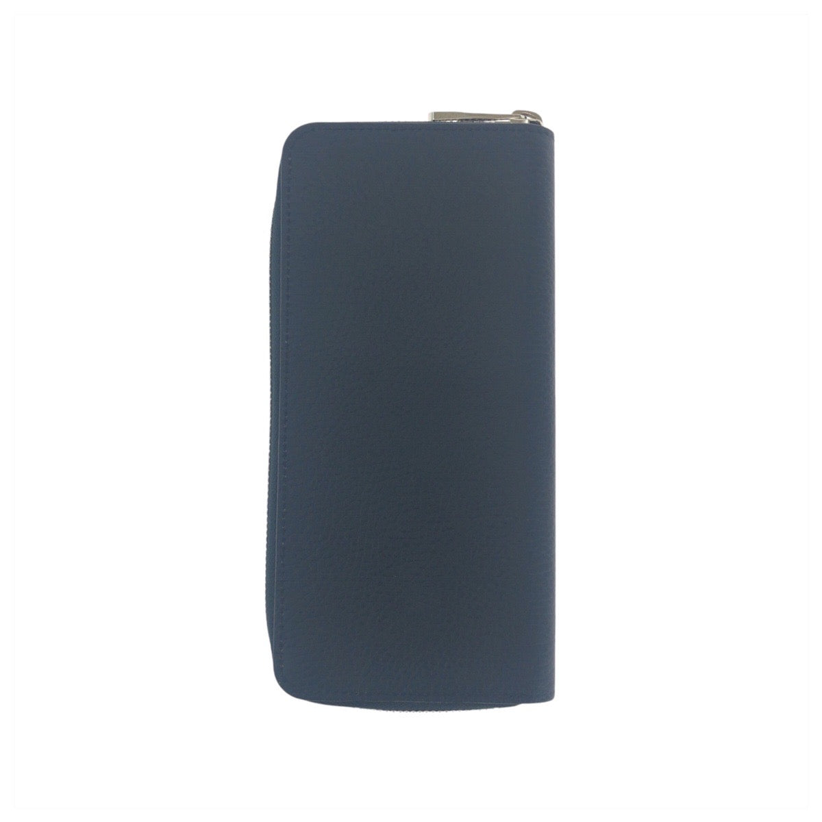 LOUIS VUITTON Long Wallet Purse M58865 leather Navy Blue Silver Metal Long Wallet Purse Taurillon Clemence Zippy Wallet Vertical mens