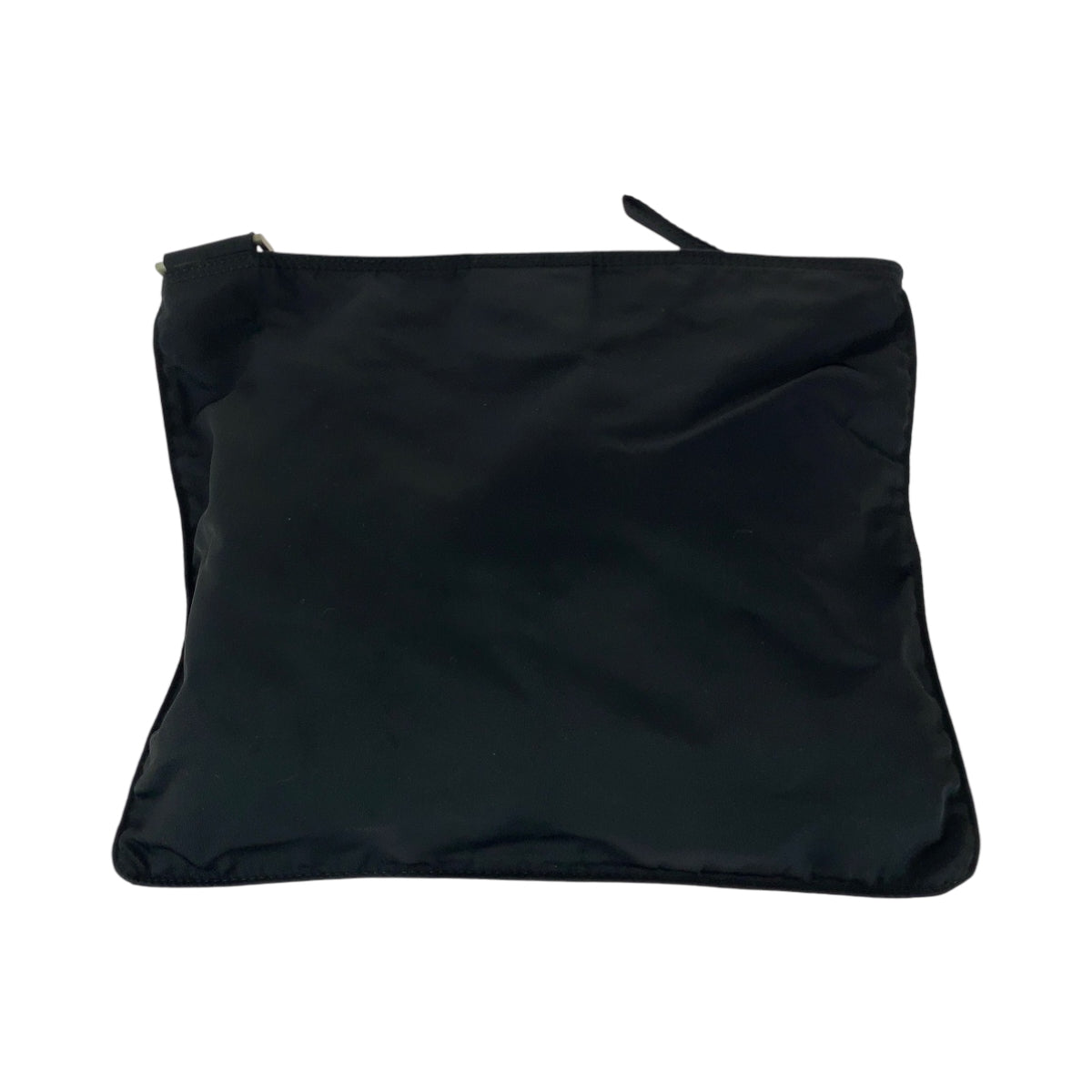 PRADA Shoulder Bag Nylon Black SilverMetal Shoulder Bag Sacoche Test Triangle With logo Women