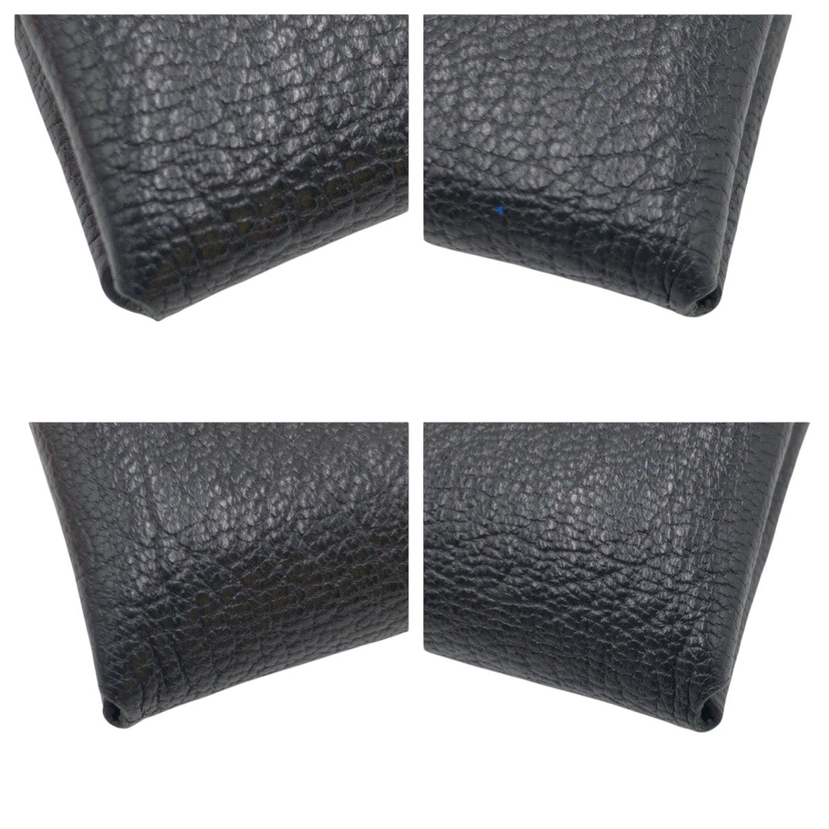 HERMES Coin case Shave Black black Coin case Coin Pocket Unisex Calvi duo mens(Unisex)