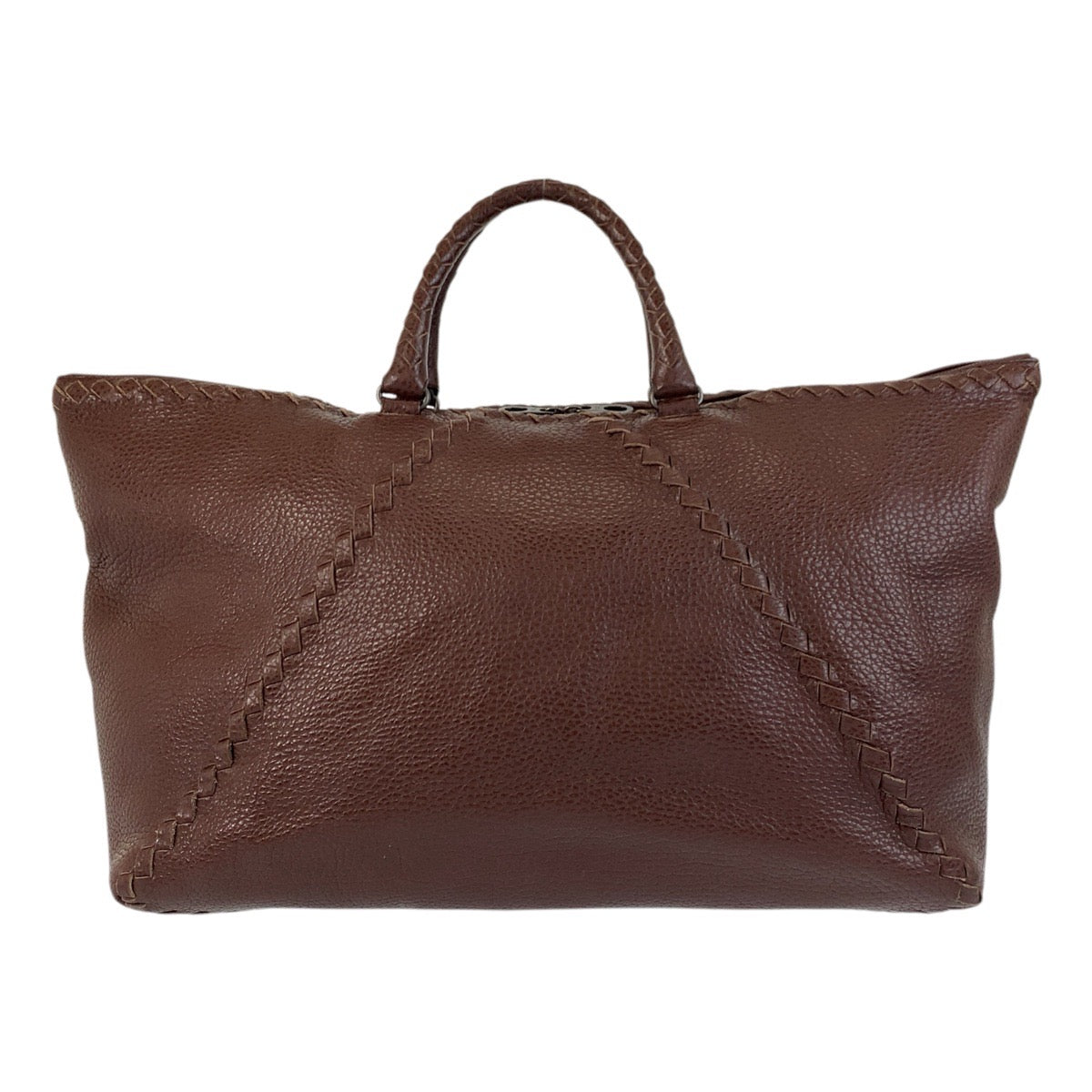 BOTTEGAVENETA Tote Bag leather Brown Tote Bag handbag INTRECCIATO mens