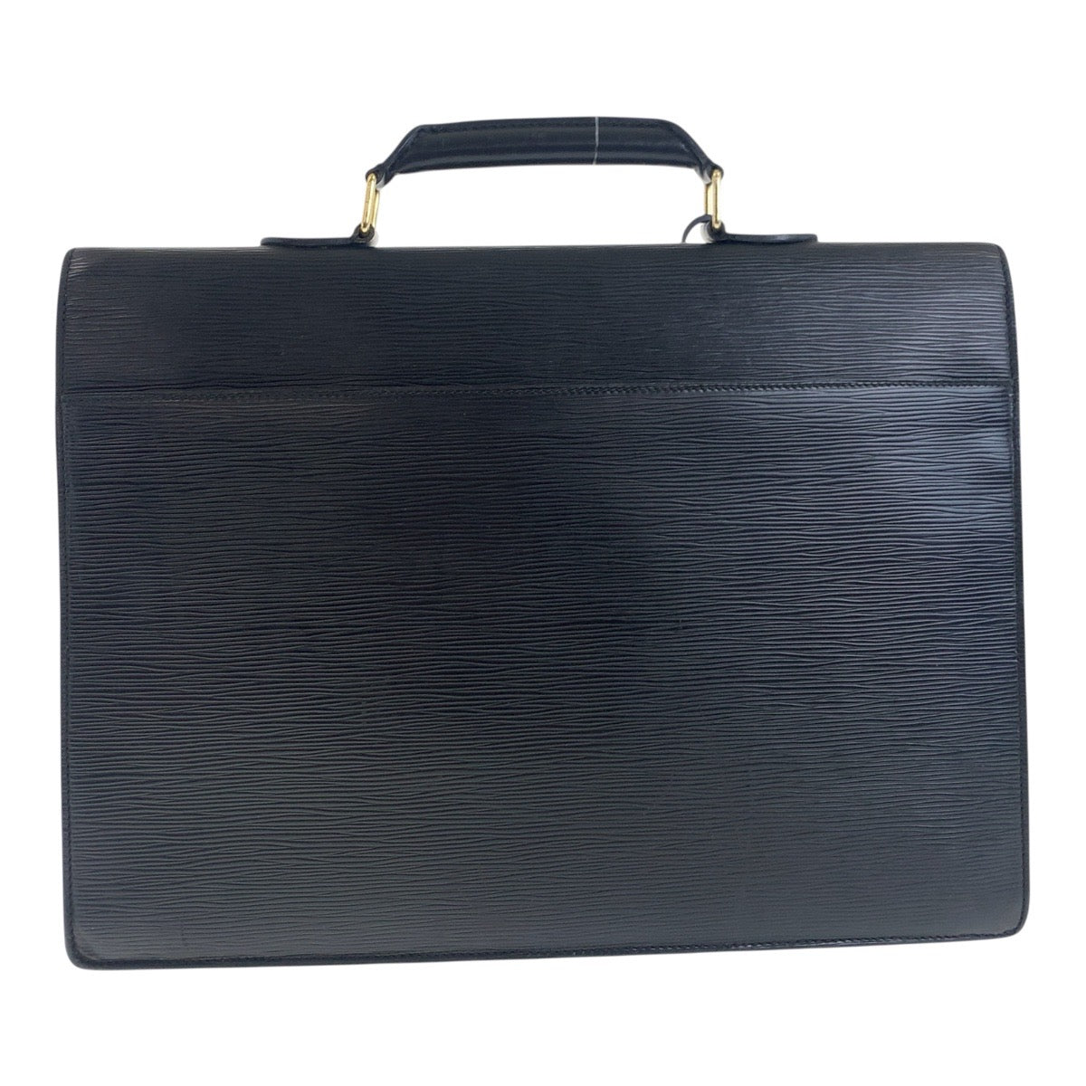 LOUIS VUITTON Business bag M54422 Epi Leather Noir Black Gold Metal Business bag briefcase Epi Serving Assistant mens