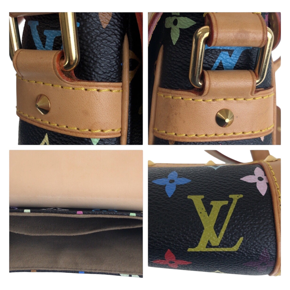 LOUIS VUITTON Shoulder Bag M92639 PVC Multicolor GoldMetal Crossbody Shoulder Bag Monogram multicolor Sologne Women