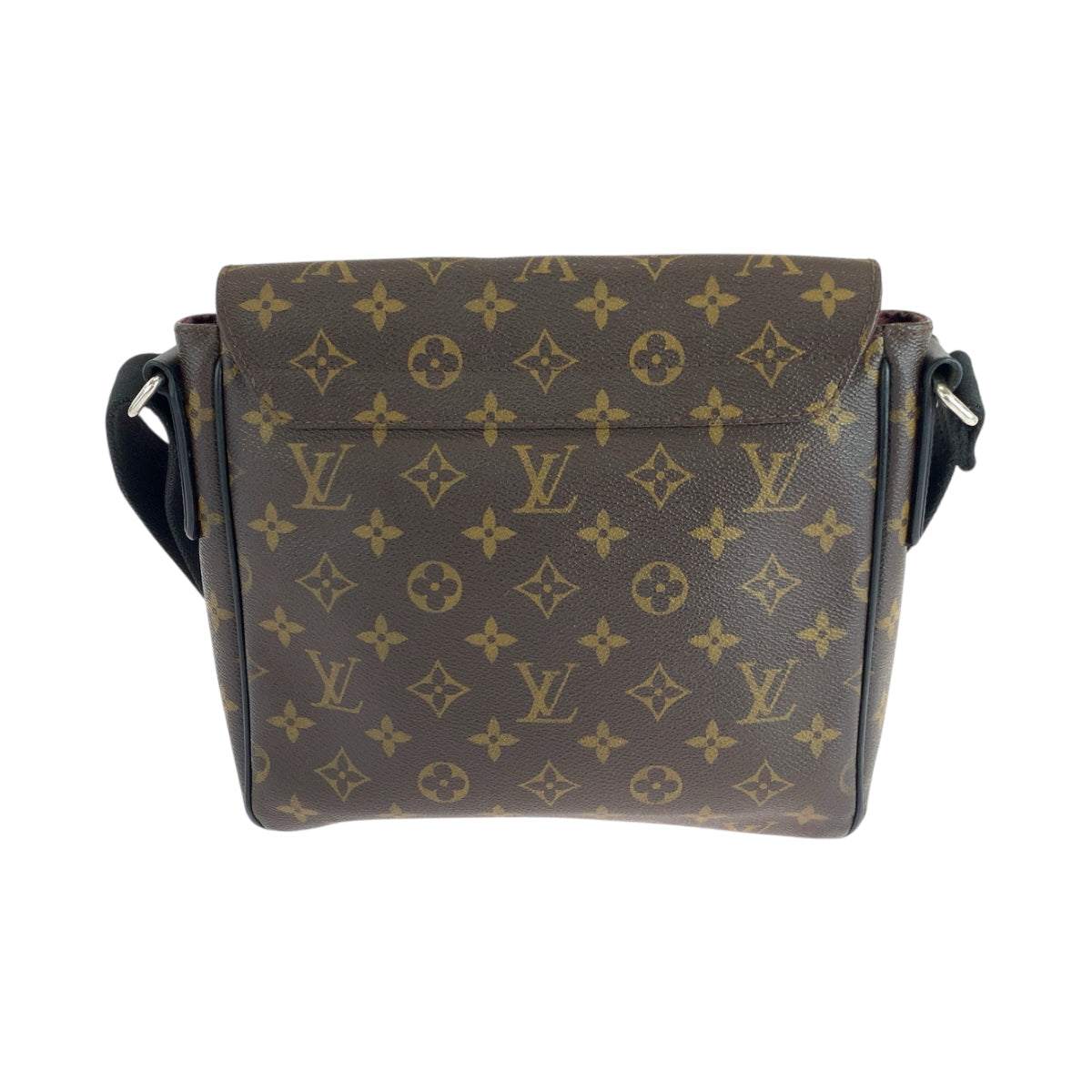 LOUIS VUITTON Shoulder Bag M40935 PVC Brown Black SilverMetal Shoulder Bag Monogram Macasa District PM Women