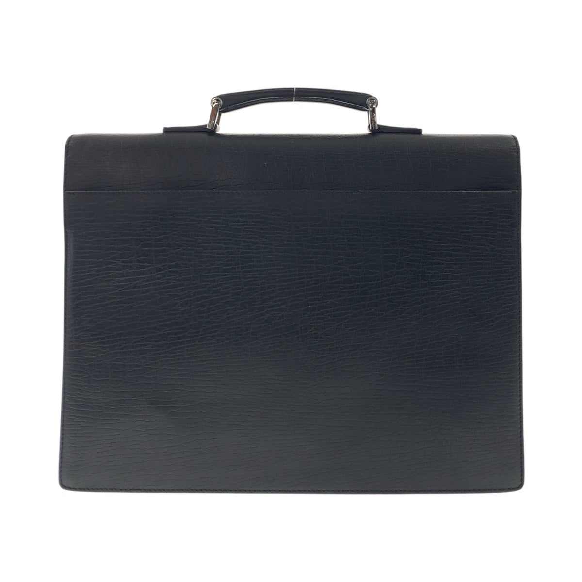 GUCCI Business bag 34044 leather Black SilverMetal Business bag briefcase mens