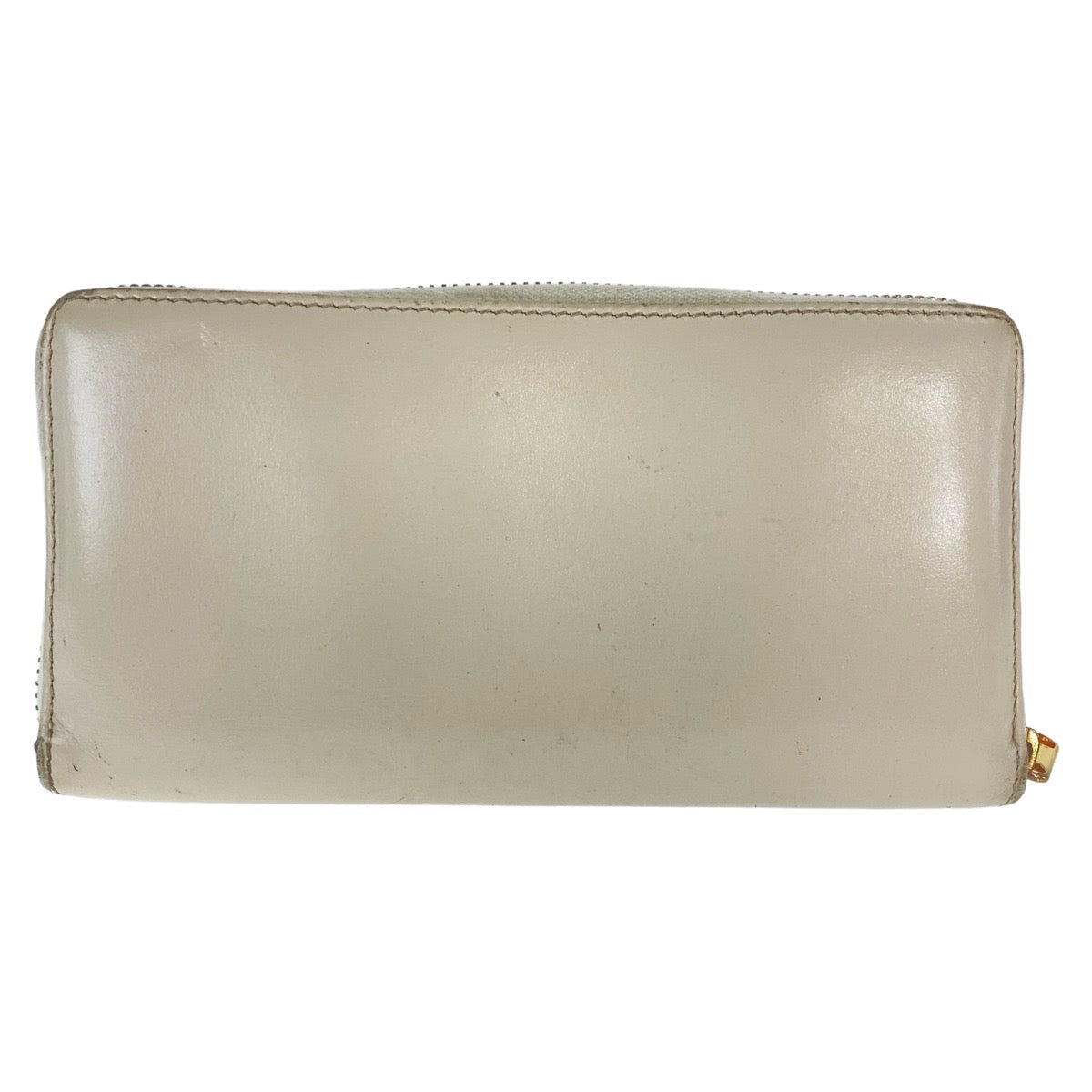 GUCCI Long Wallet Purse 621889 leather Off White Gold Metal Long Wallet Purse Round Zip Horsebit Women