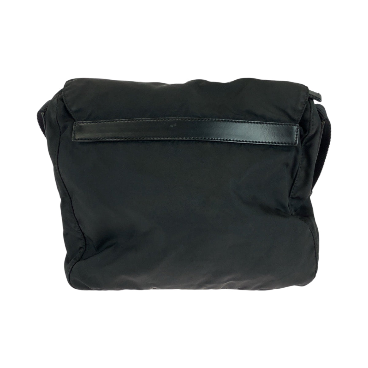 PRADA Shoulder Bag Nylon Black SilverMetal Shoulder Bag pochette Test Triangle With logo Women