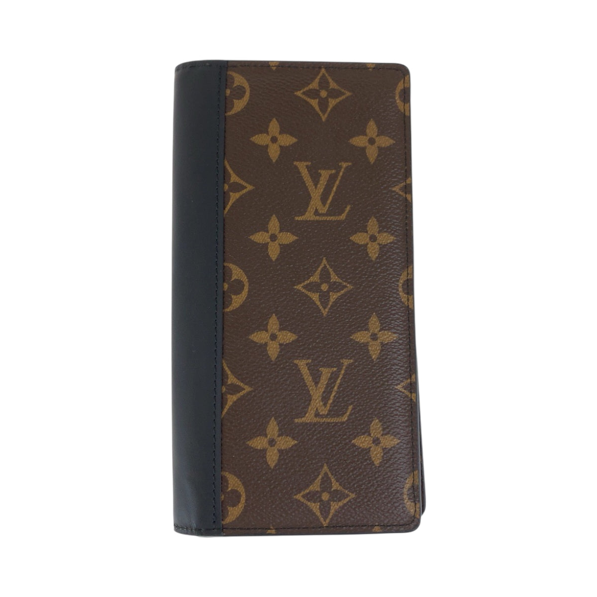 LOUIS VUITTON Long Wallet Purse M69410 PVC Brown Black SilverMetal Long Wallet Purse Monogram Macasa Portefeuille Braza mens