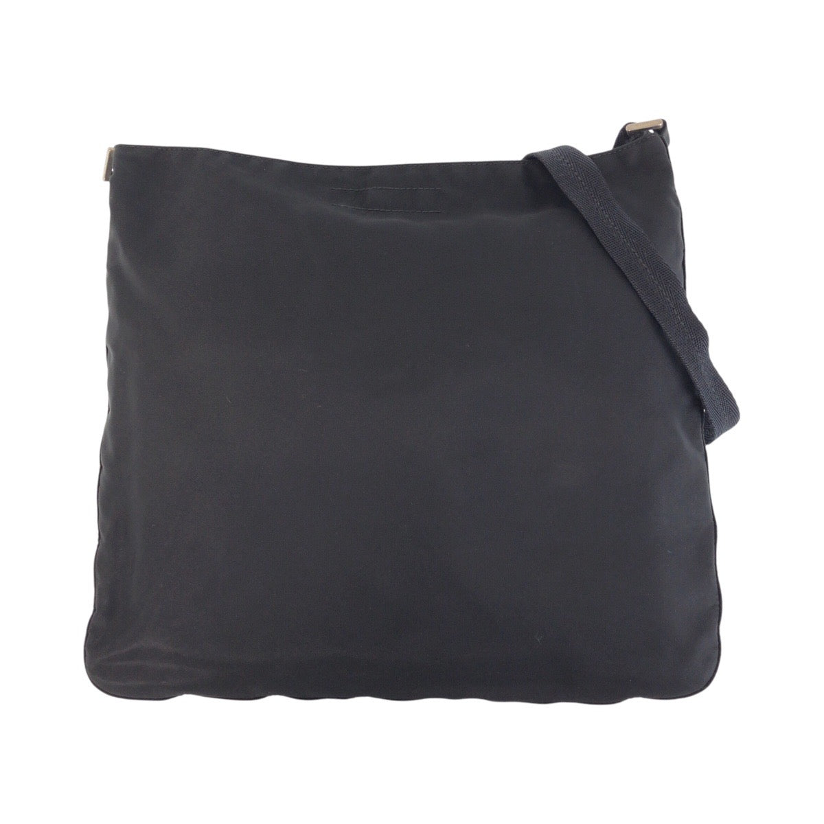 PRADA Shoulder Bag Nylon Black SilverMetal Crossbody Shoulder Bag Messenger Bag Test Triangle With logo Women