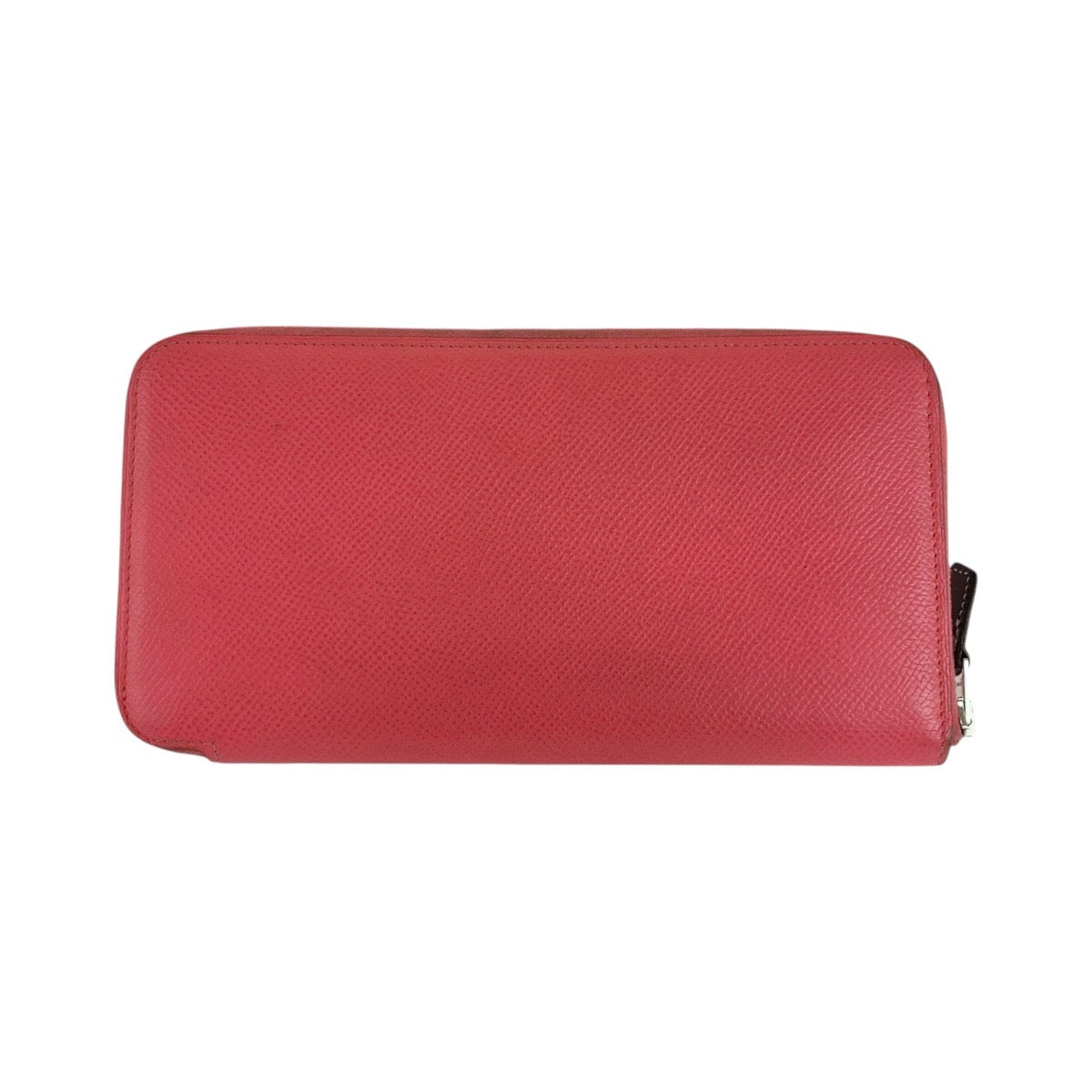 HERMES Long Wallet Purse Epsom Rose Azalee Pink SilverMetal Long Wallet Purse Azap long silk in Women