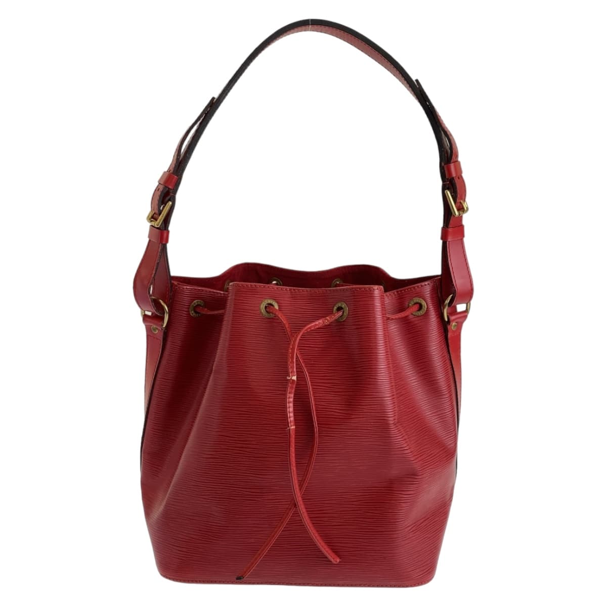LOUIS VUITTON Shoulder Bag M44107 Epi Leather Red Gold Metal Drawstring bag Shoulder Bag Epi Petit Noe Women