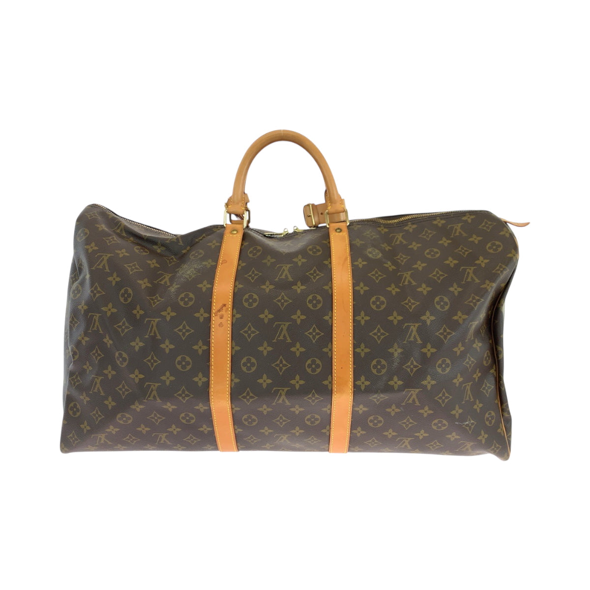 LOUIS VUITTON Boston Duffel bag M41422 PVC Brown Gold Metal Boston Duffel bag Handbag Monogram Keepall 60 Women