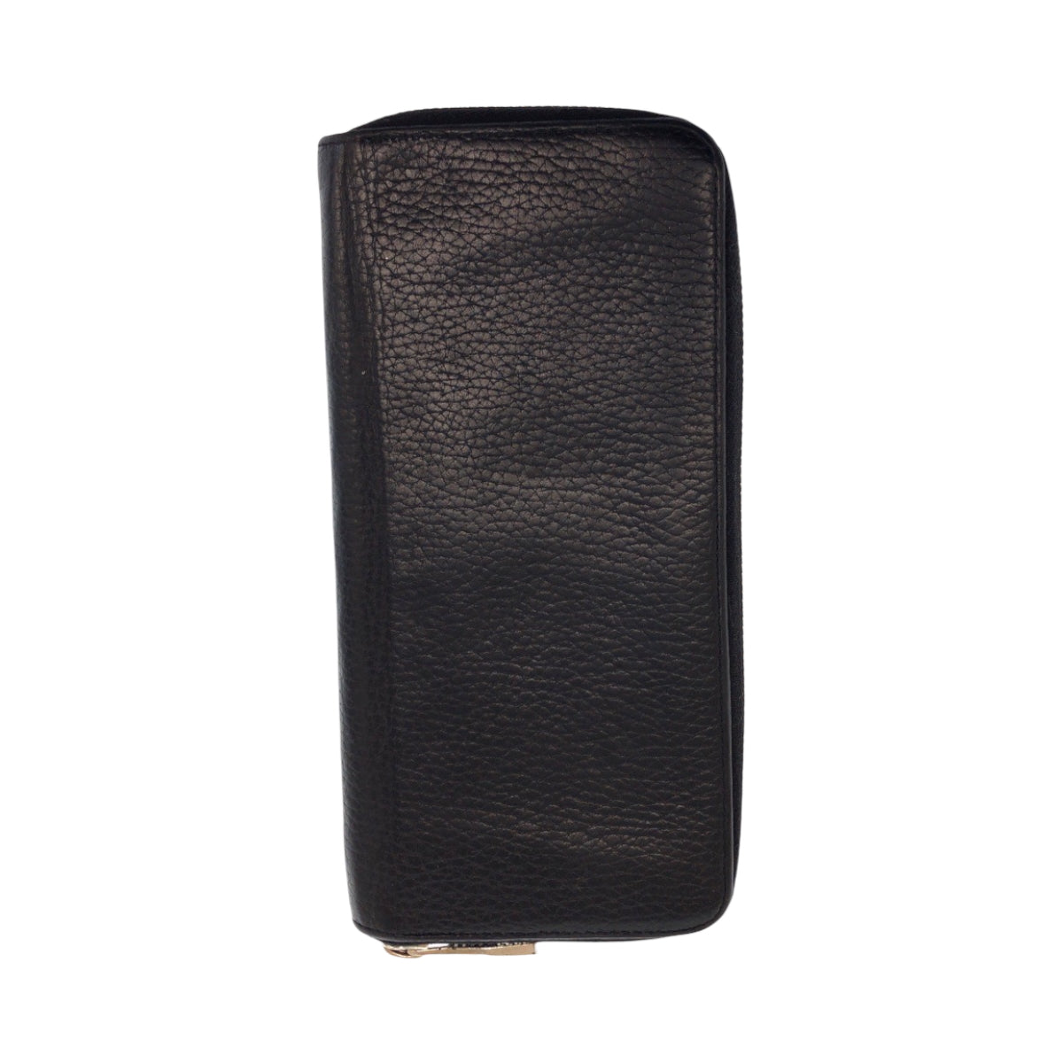 LOUIS VUITTON Long Wallet Purse M58412 leather Black SilverMetal Long Wallet Purse Zip Around Zippy Wallet Vertical mens
