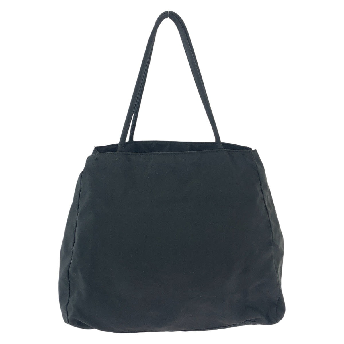 PRADA Tote Bag 54 Nylon Black SilverMetal Tote Bag Shoulder Bag Test Triangle With logo Women