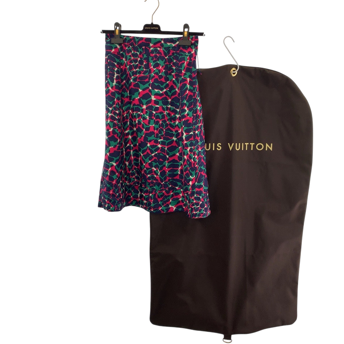LOUIS VUITTON skirt silk multicolor Skirt Knee-length Women 36