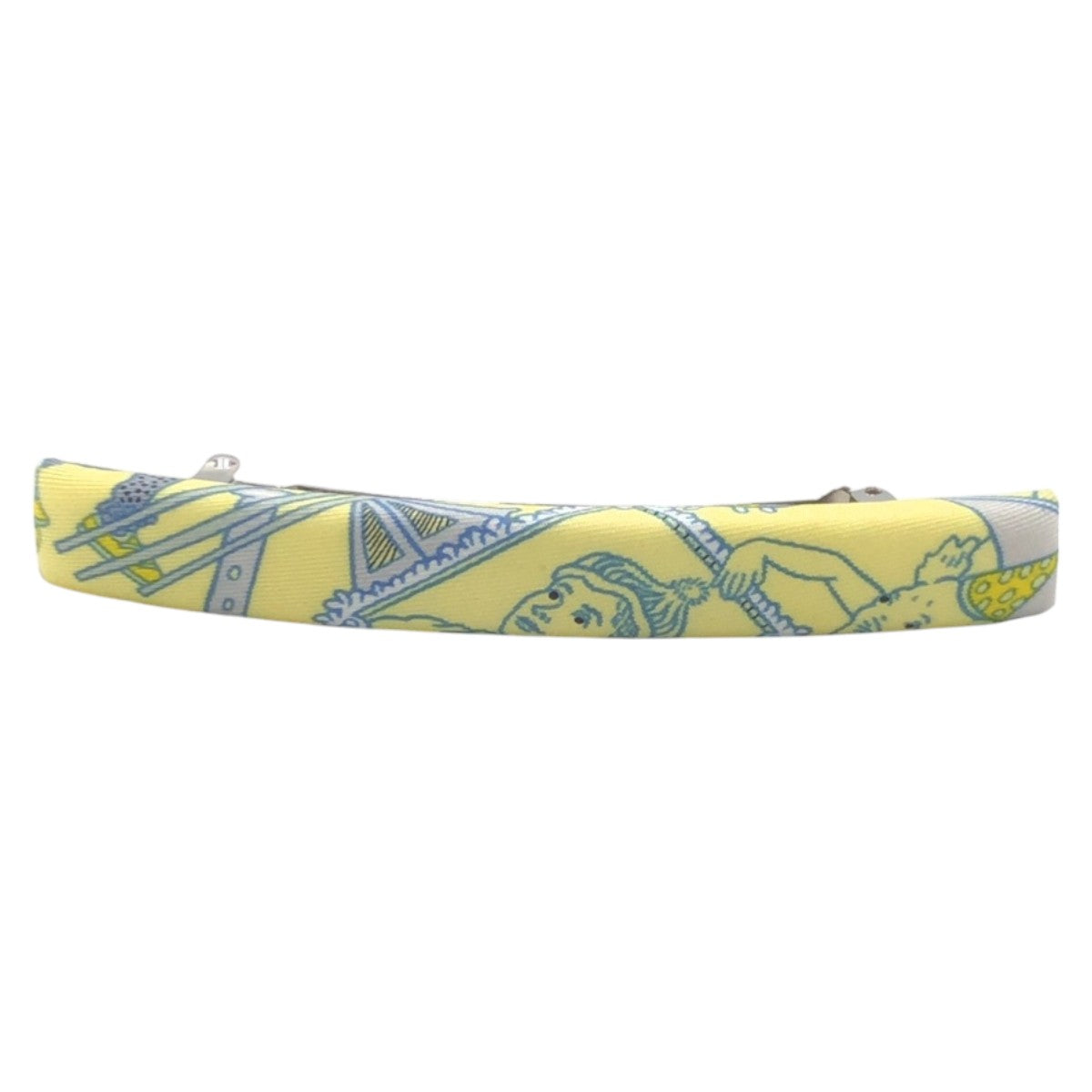 HERMES Valletta silk yellow Valletta hair accessories Women