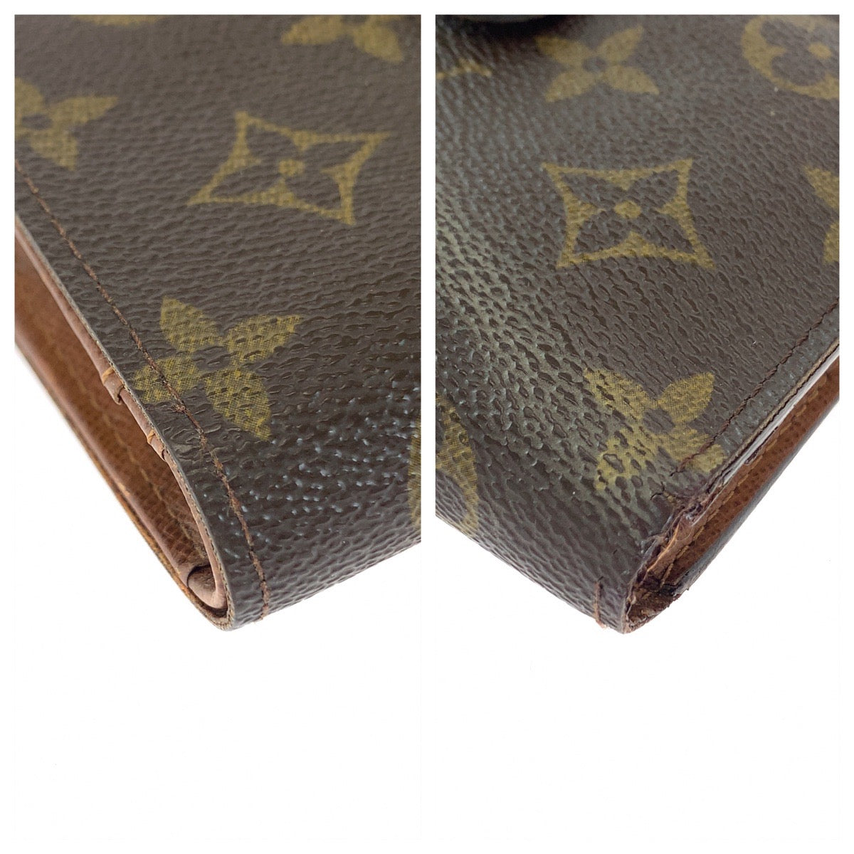 LOUIS VUITTON Bifold Wallet M61674 PVC Brown Folding wallet Compact wallet Monogram Portefeuille Viennoiserie Women