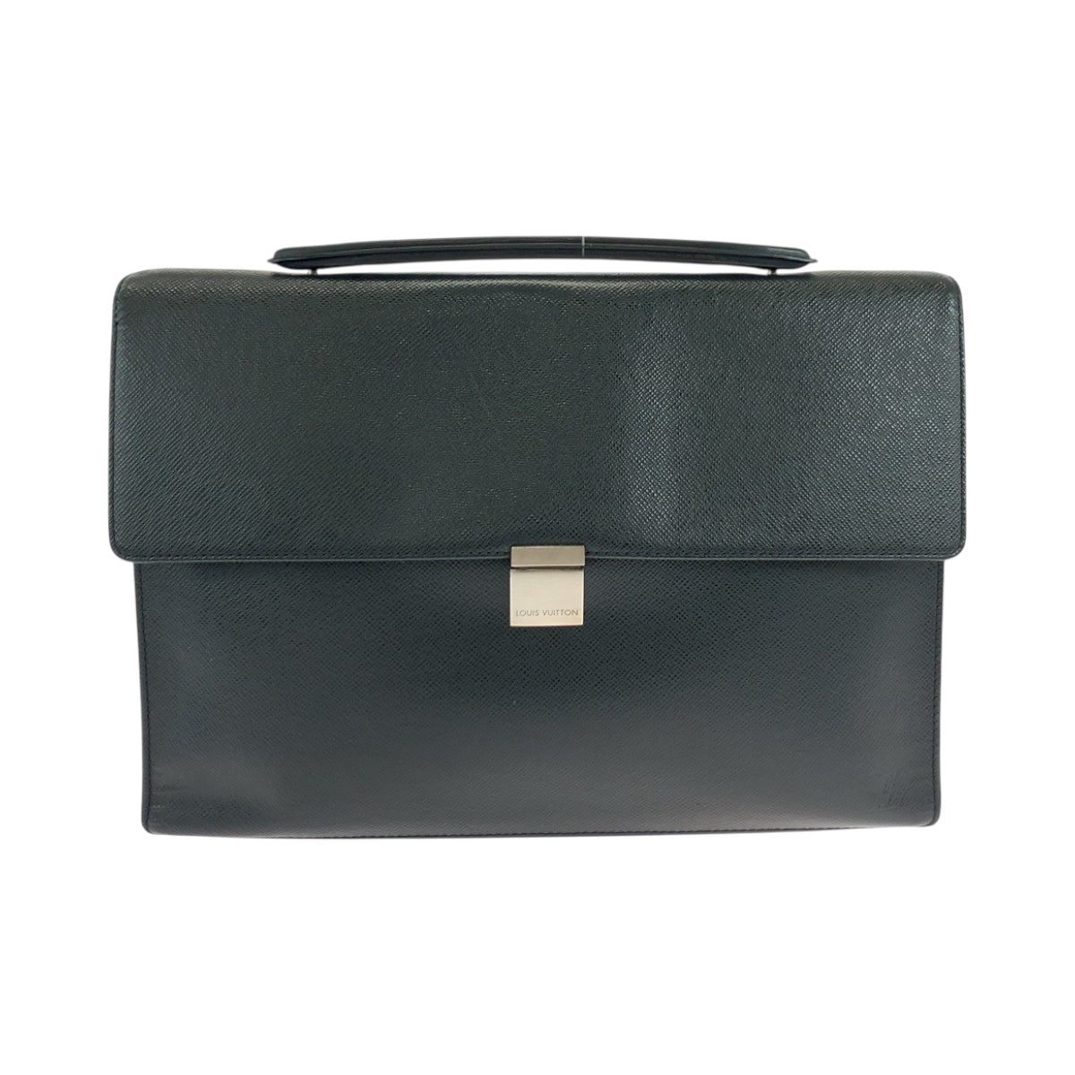 LOUIS VUITTON Business bag M30772 Taiga Ardoise Black SilverMetal Business bag handbag Taiga Angara mens