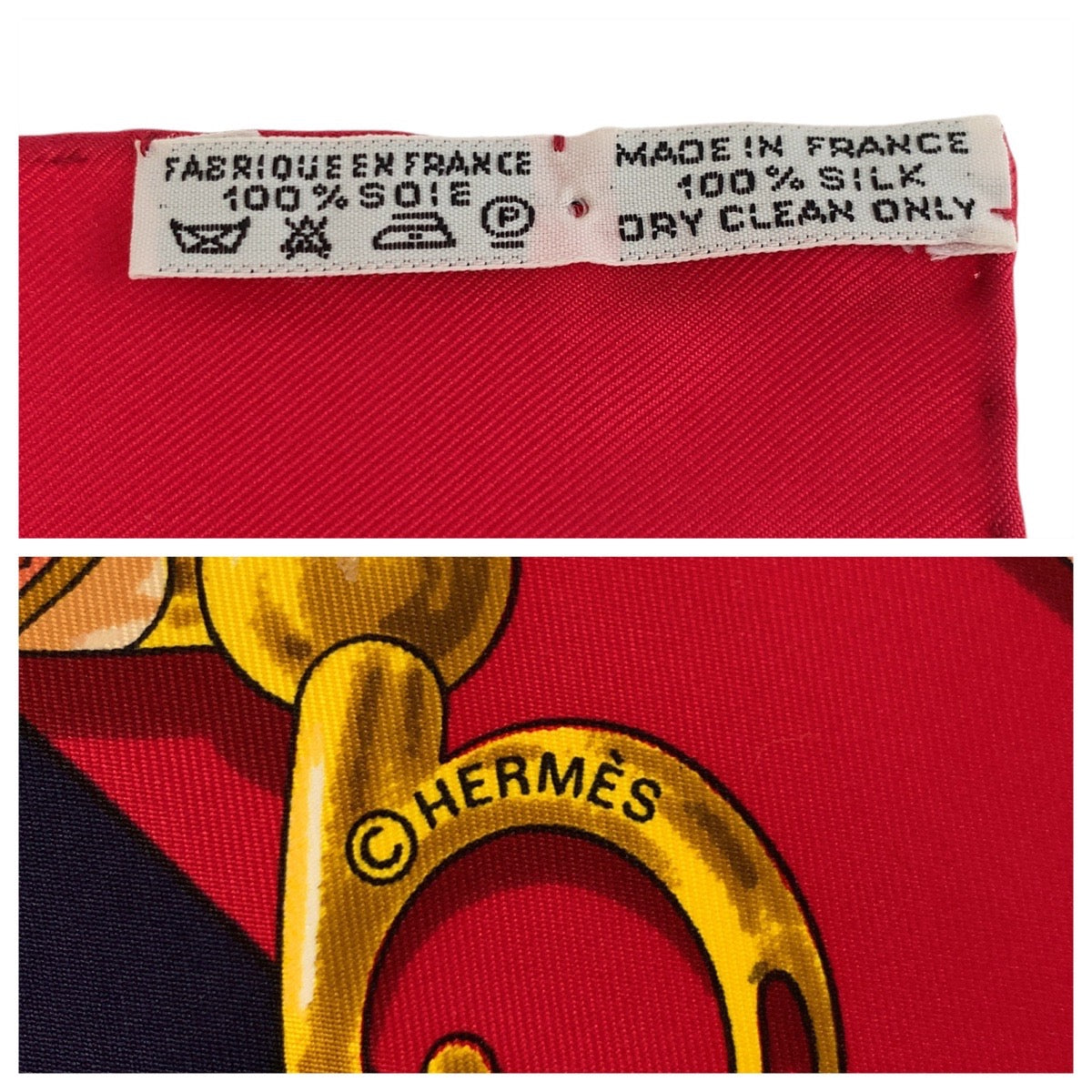 HERMES scarf silk Red multicolor Scarf Large Scarf Festival Carre90 Women