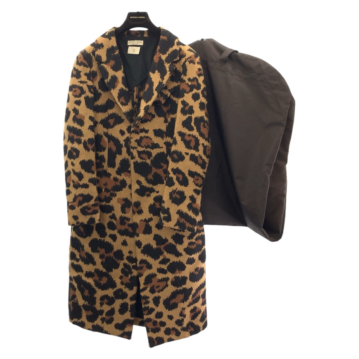 BOTTEGAVENETA tailored jacket Nylon Brown Leopard 38
