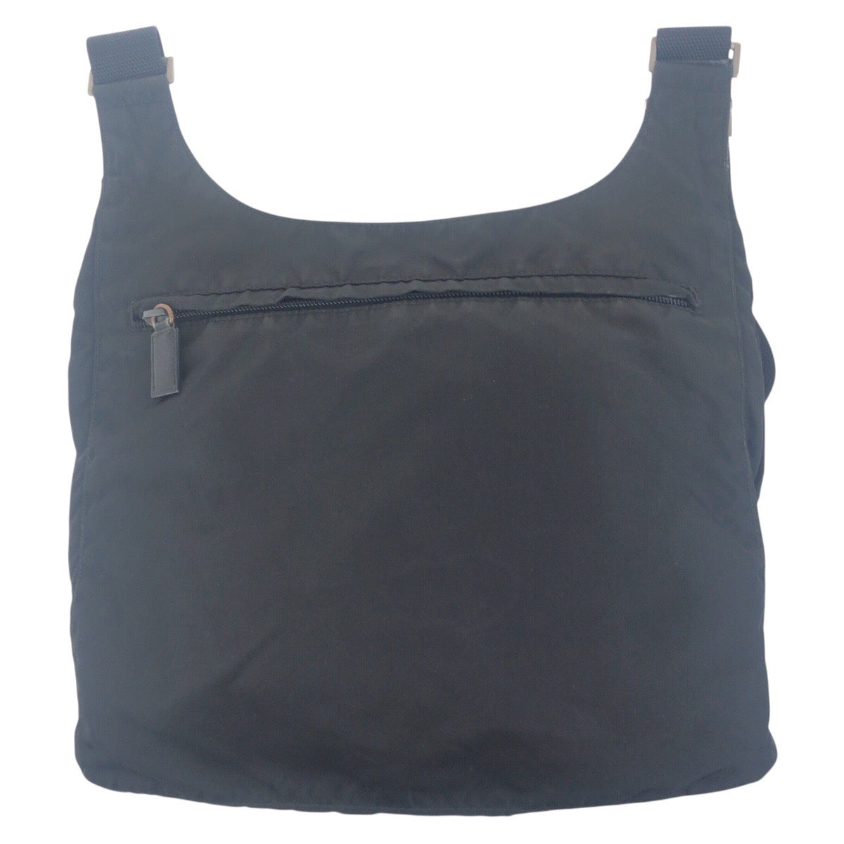 PRADA Shoulder Bag Nylon black Test Triangle With logo mens