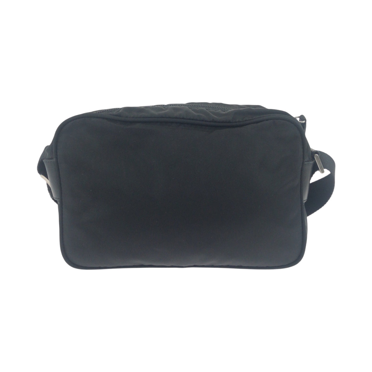 PRADA Shoulder Bag BT0167  Nylon Black SilverMetal Shoulder Bag pochette Test Triangle With logo mens