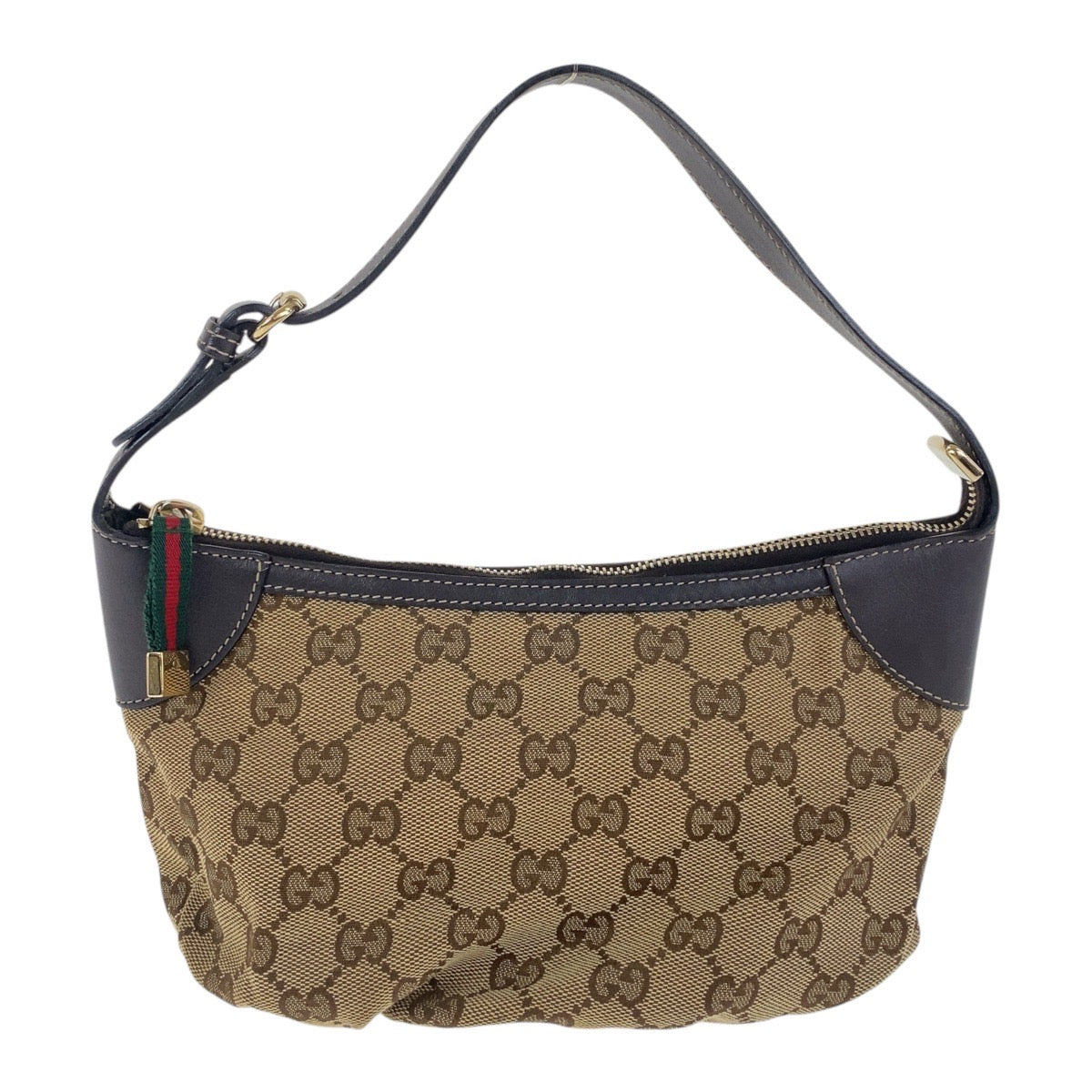 GUCCI Handbag 224098 GG canvas Beige Gold Metal Sherry line