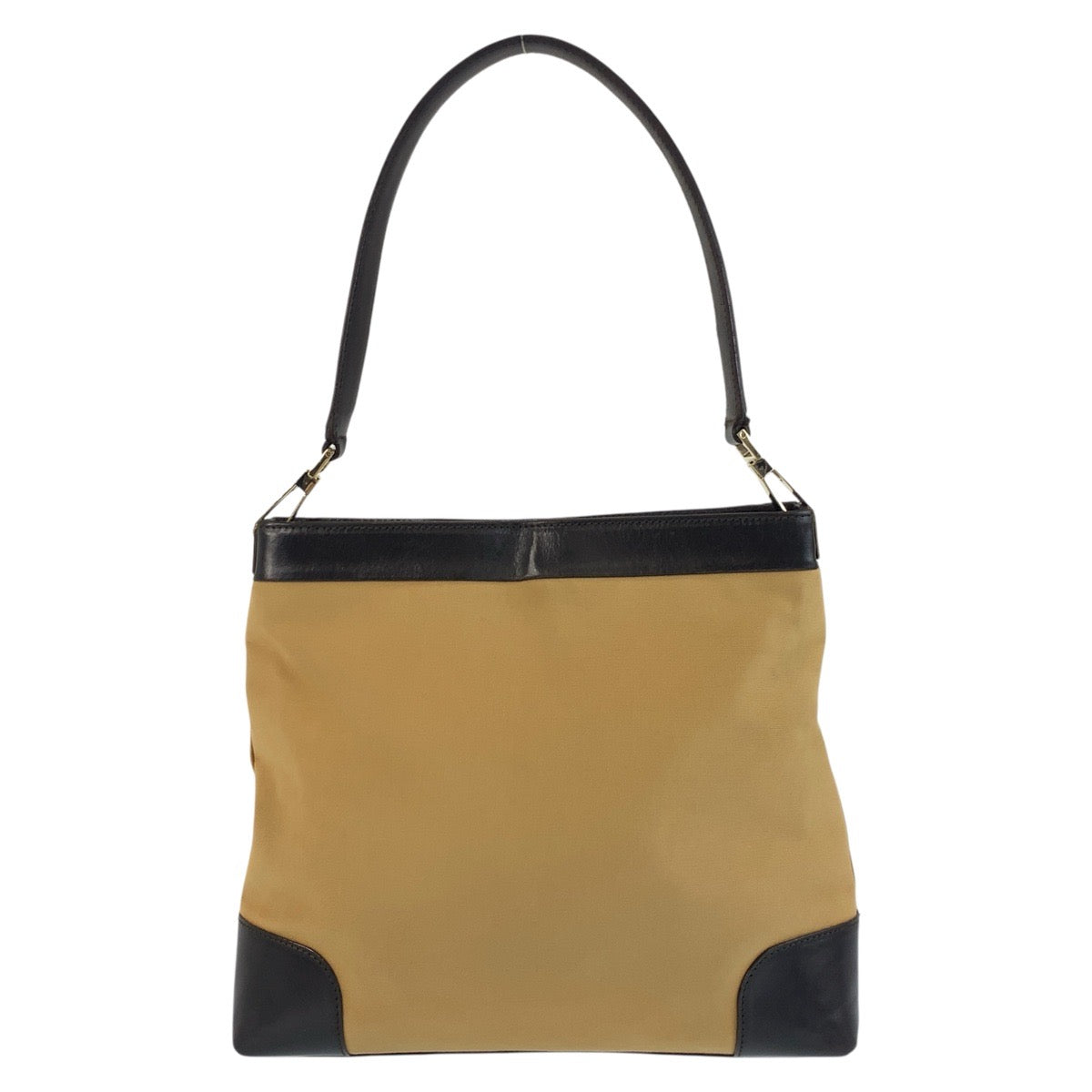 GUCCI Shoulder Bag 001 4231 Canvas, Leather Beige Brown Gold Metal Sherry line Women