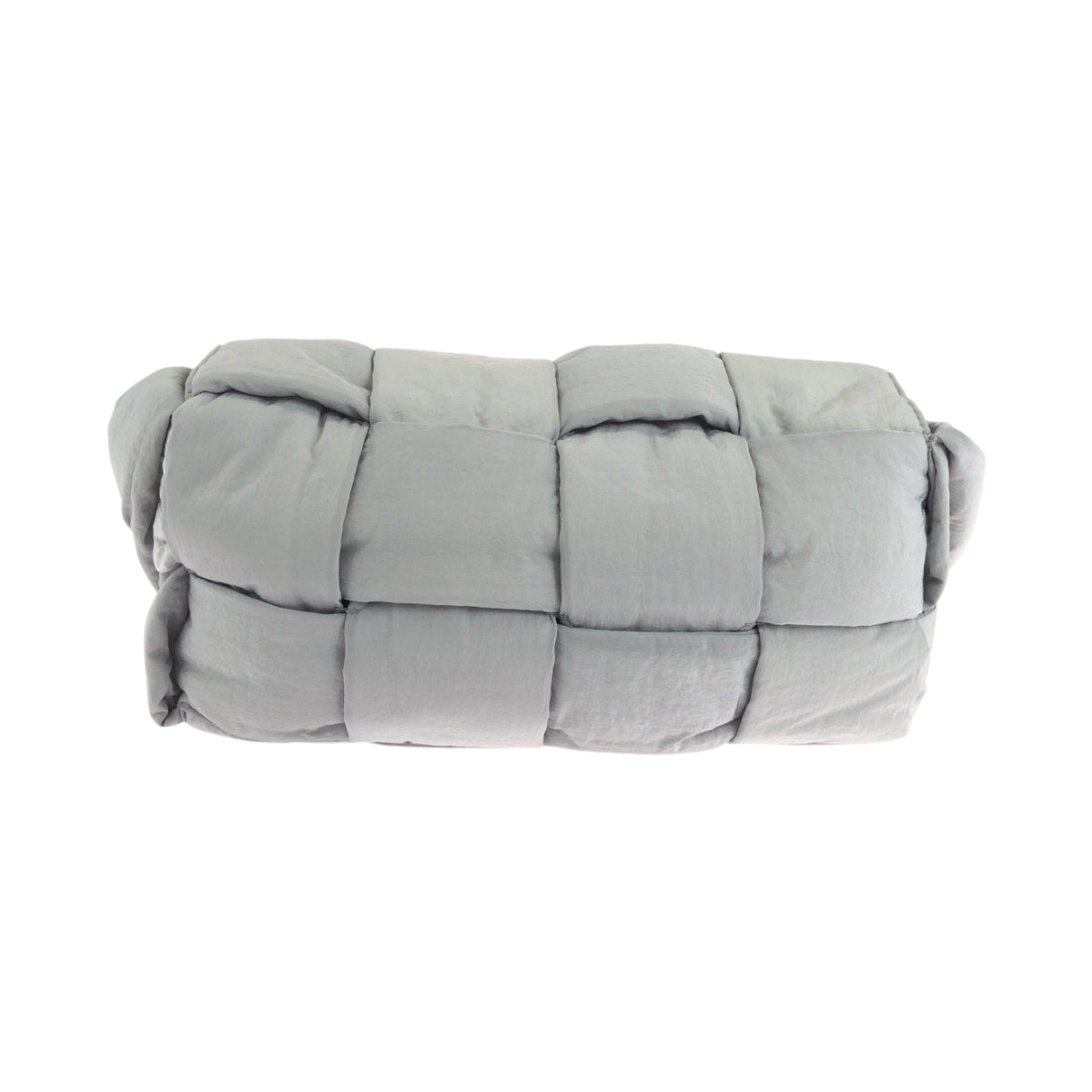 BOTTEGAVENETA Shoulder Bag B09457352K Nylon Grey SilverMetal Shoulder Bag with pouch Padded Tech Cassette Women