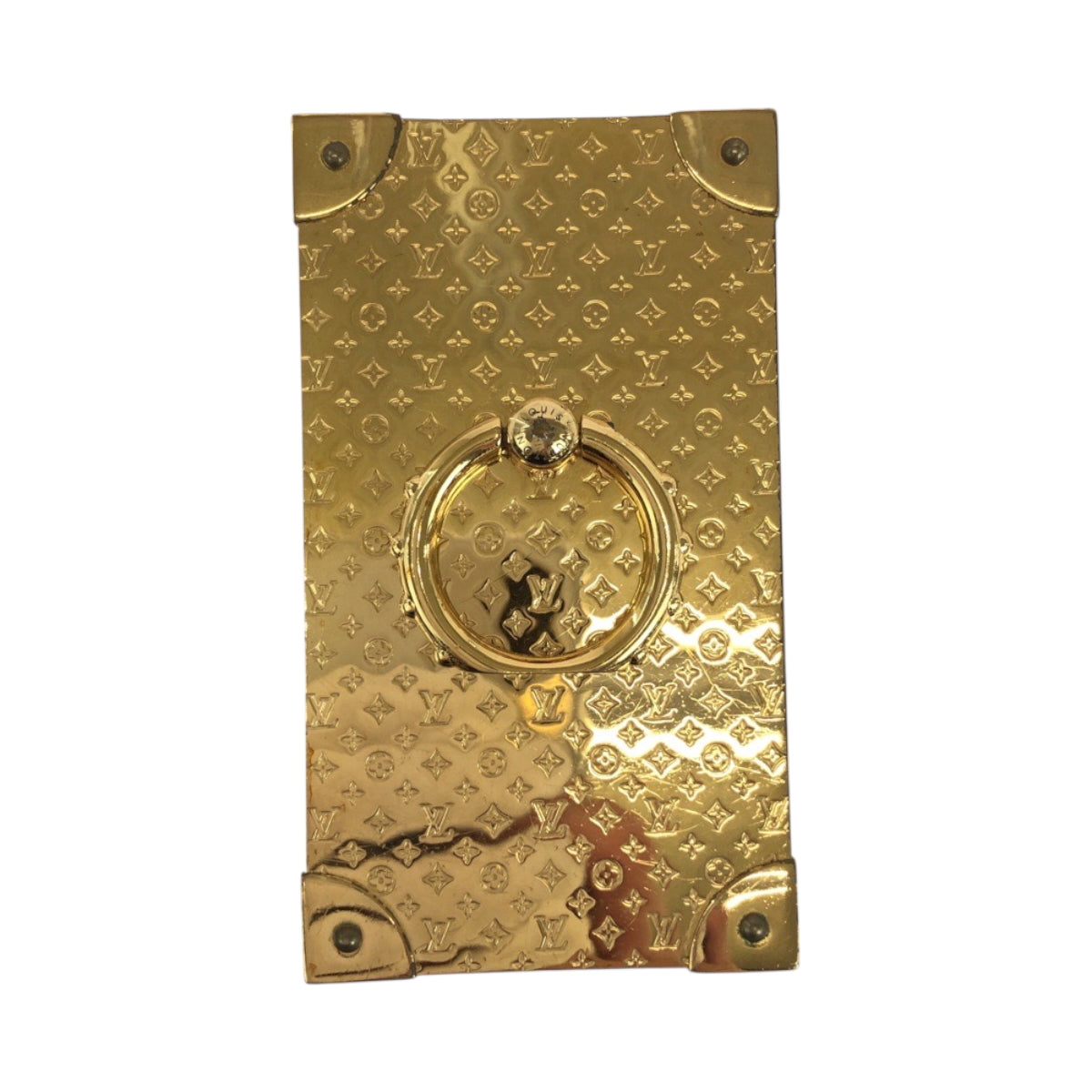 LOUIS VUITTON Mobile phones and smartphone accessories M63145  plating gold Monogram Phone Ring Trunk
