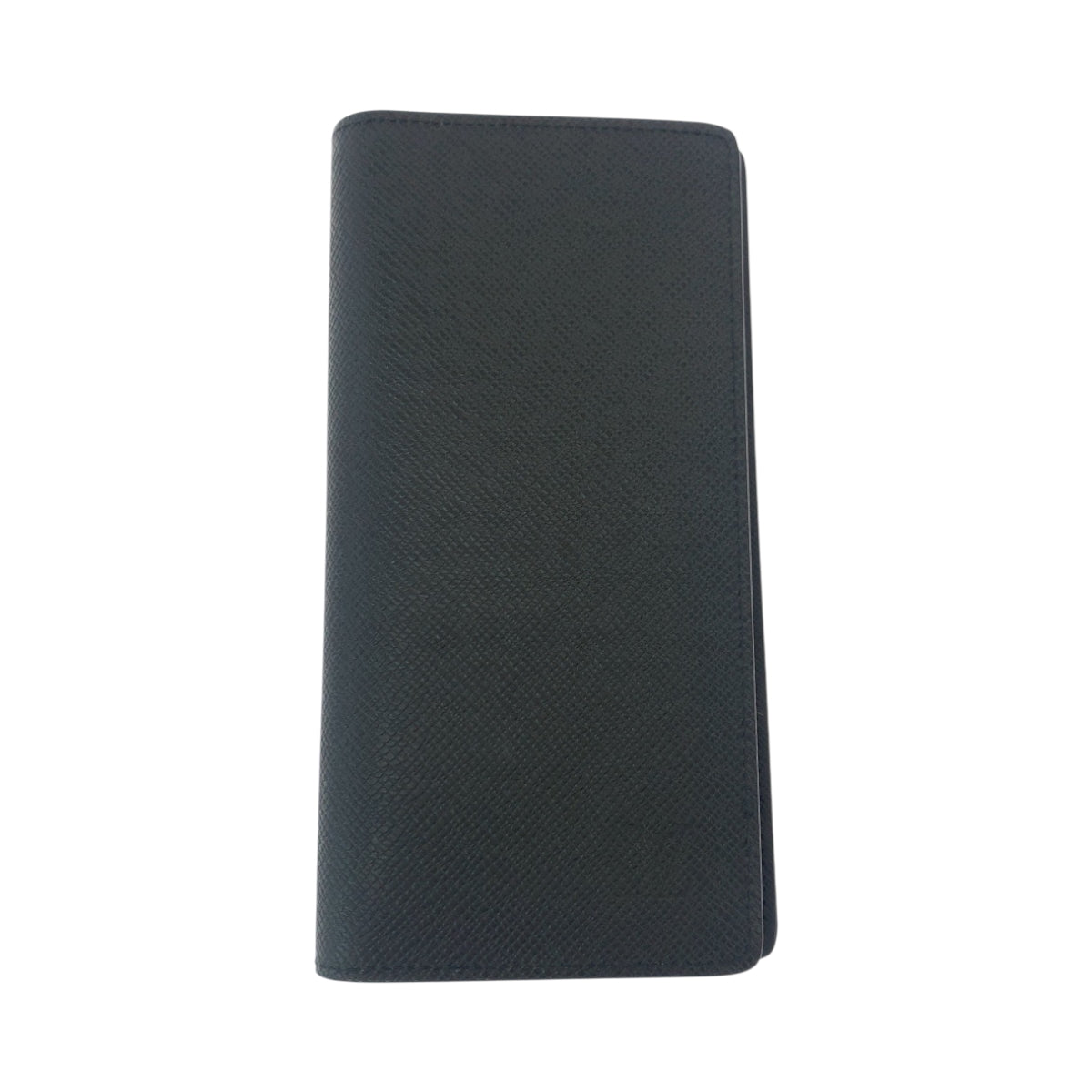 LOUIS VUITTON Long Wallet Purse M30178 Taiga Noir Black SilverMetal Long Wallet Purse Taiga Portefeuille Braza mens