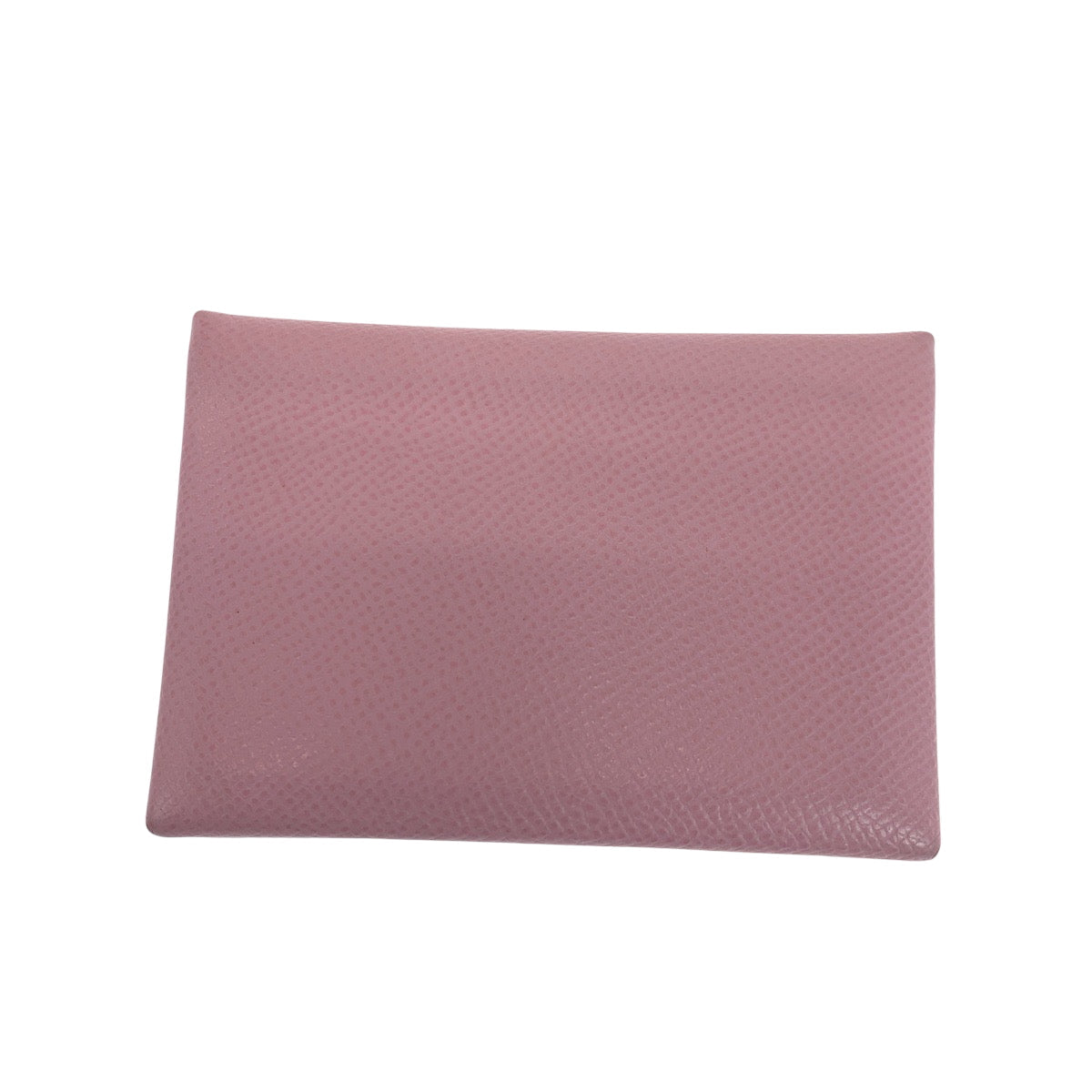 HERMES Coin case Epsom pink Coin case Compact wallet Card case Business card holder Calvi duo Women